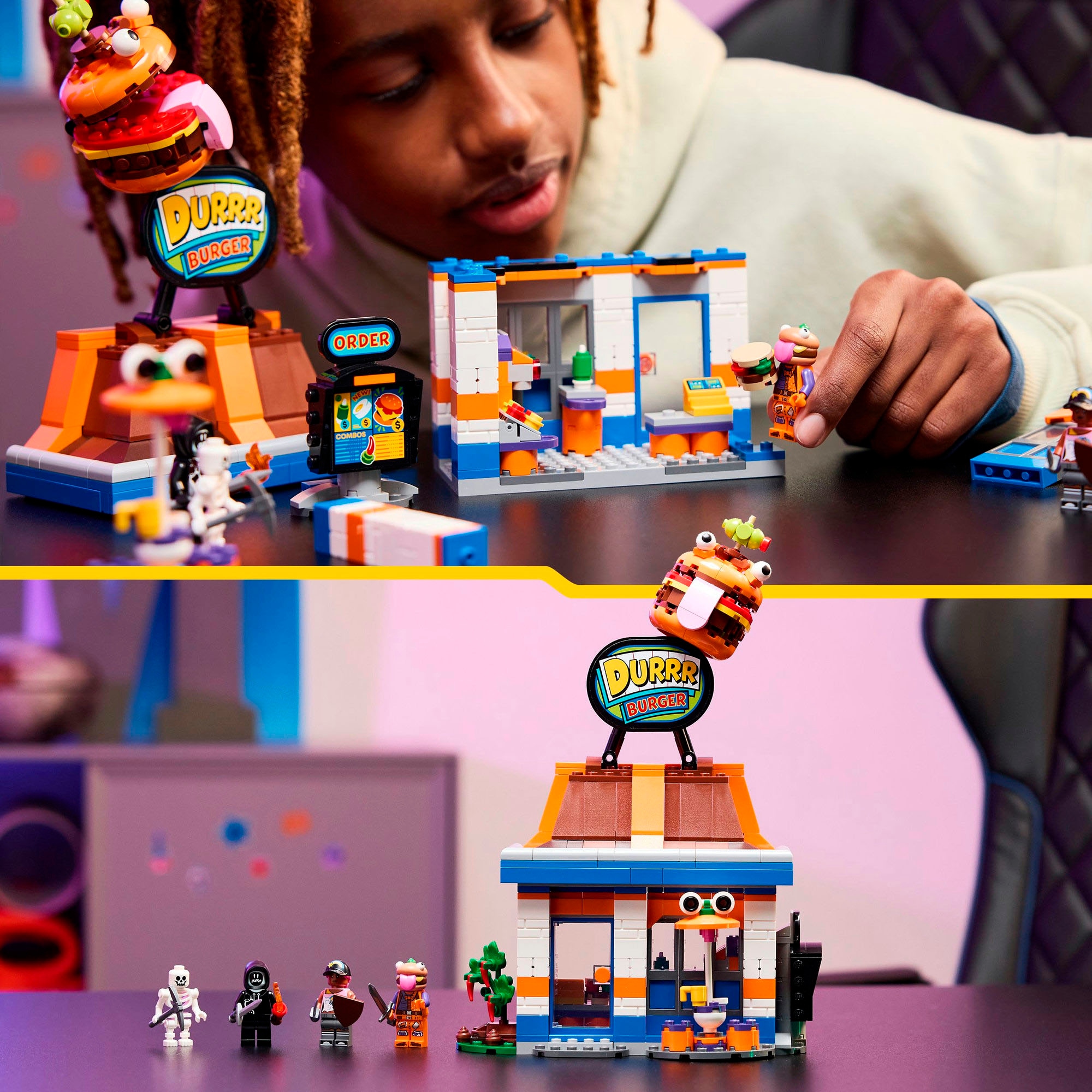 LEGO® Pions de construction »Durrr Burger Restaurant (77076), LEGO Fortnite« Made in Europe