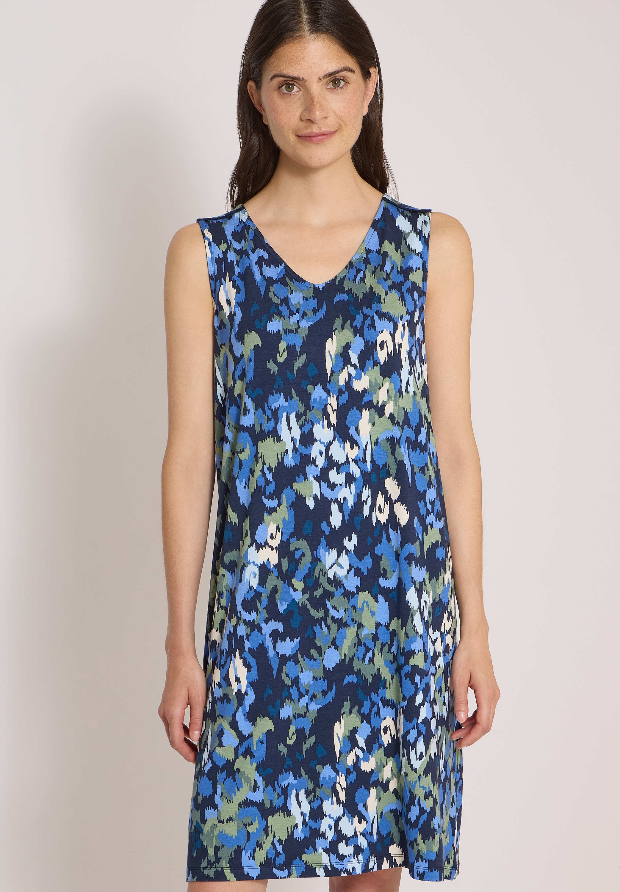Image of Cecil Druckkleid Ohne Taschen Knielanges Sommerkleid mit Allover-Print
