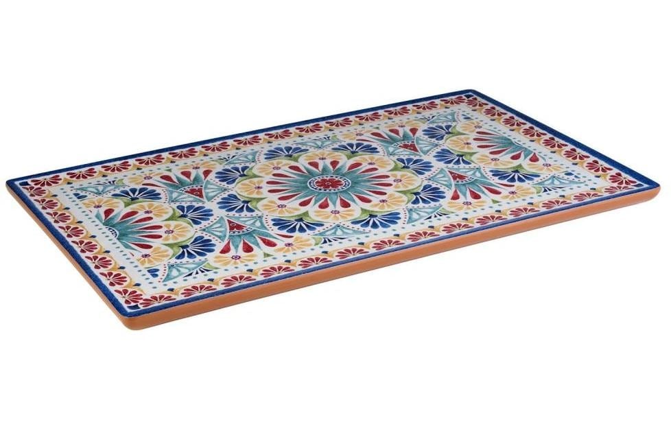 APS Plateau de service »Arabesque« Aspect terre cuite, compatible lave-vaisselle