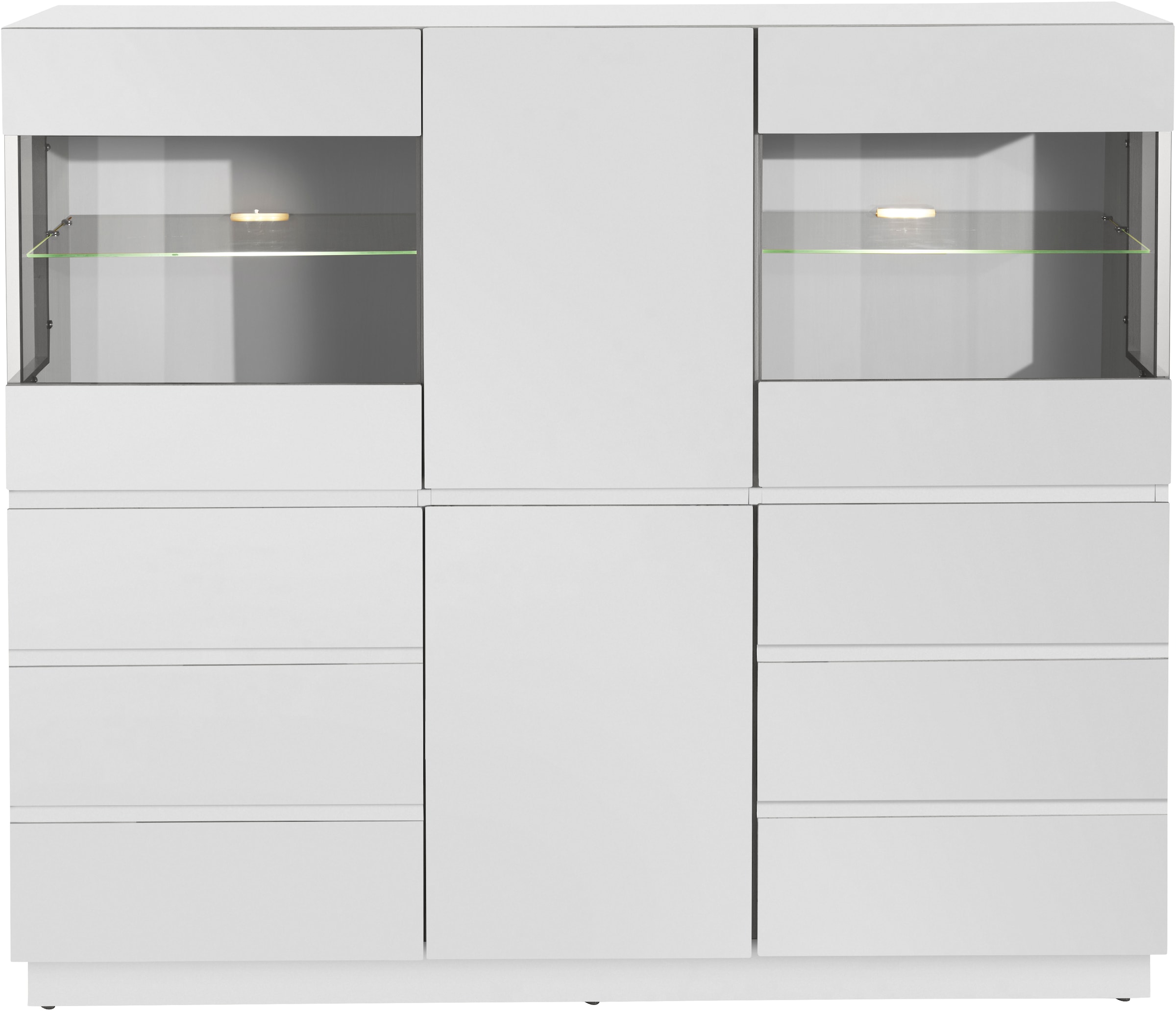 Home affaire Highboard »Laima«, Vitrine, Breite 140 cm