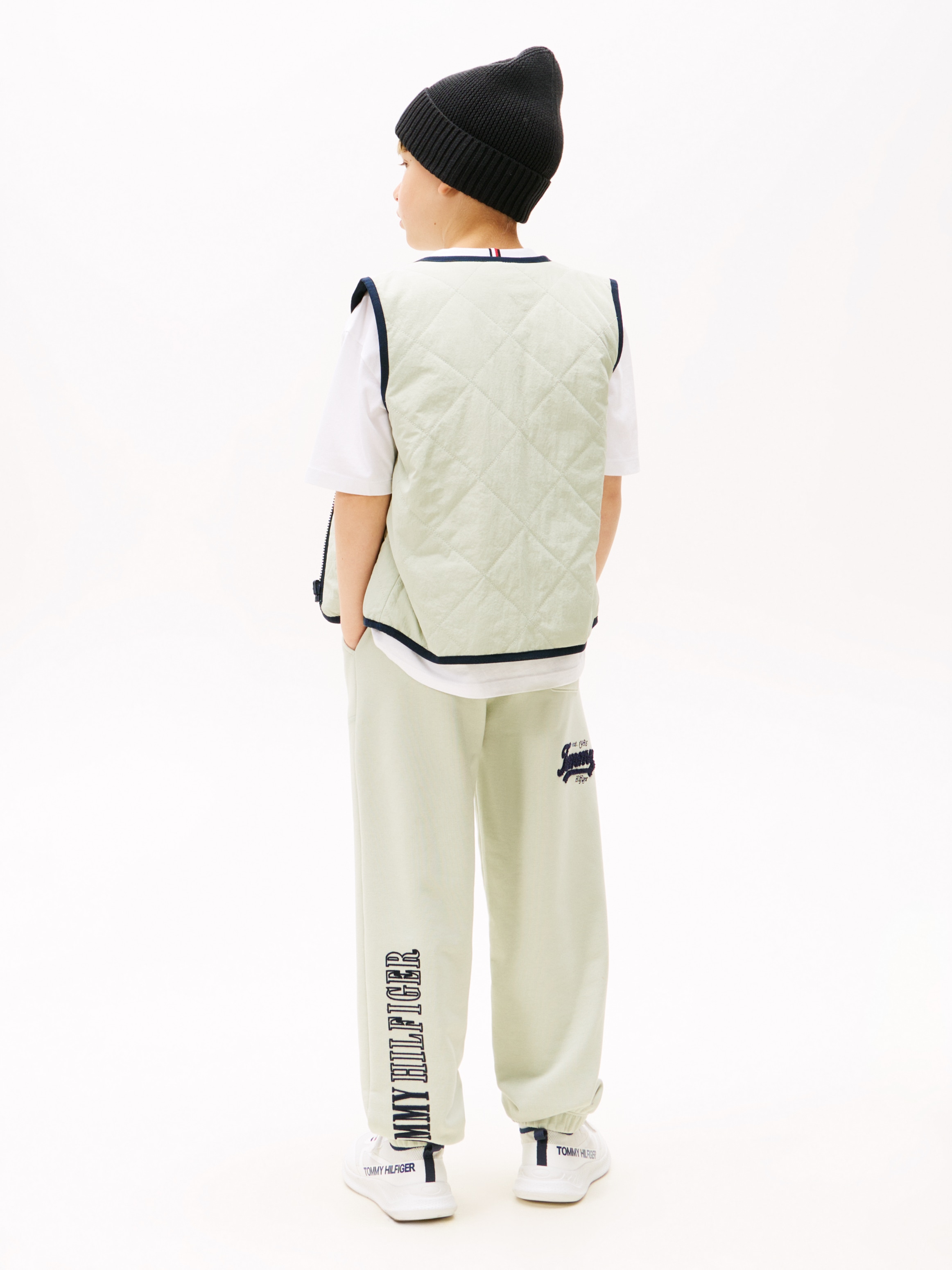 Tommy Hilfiger Wendeweste »REV MIX MEDIA QUILTED VEST«, für Kinder bis 16 Jahre, mit grossen Taschen