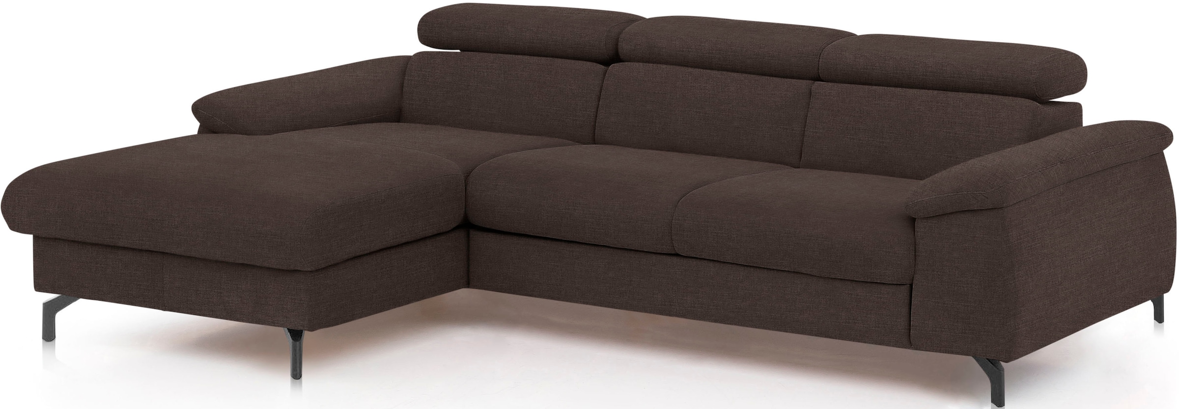 COTTA Ecksofa »Kitty L-Form«, mit Kopfteilverstellung, wahlweise mit Bettfunktion & Bettkasten