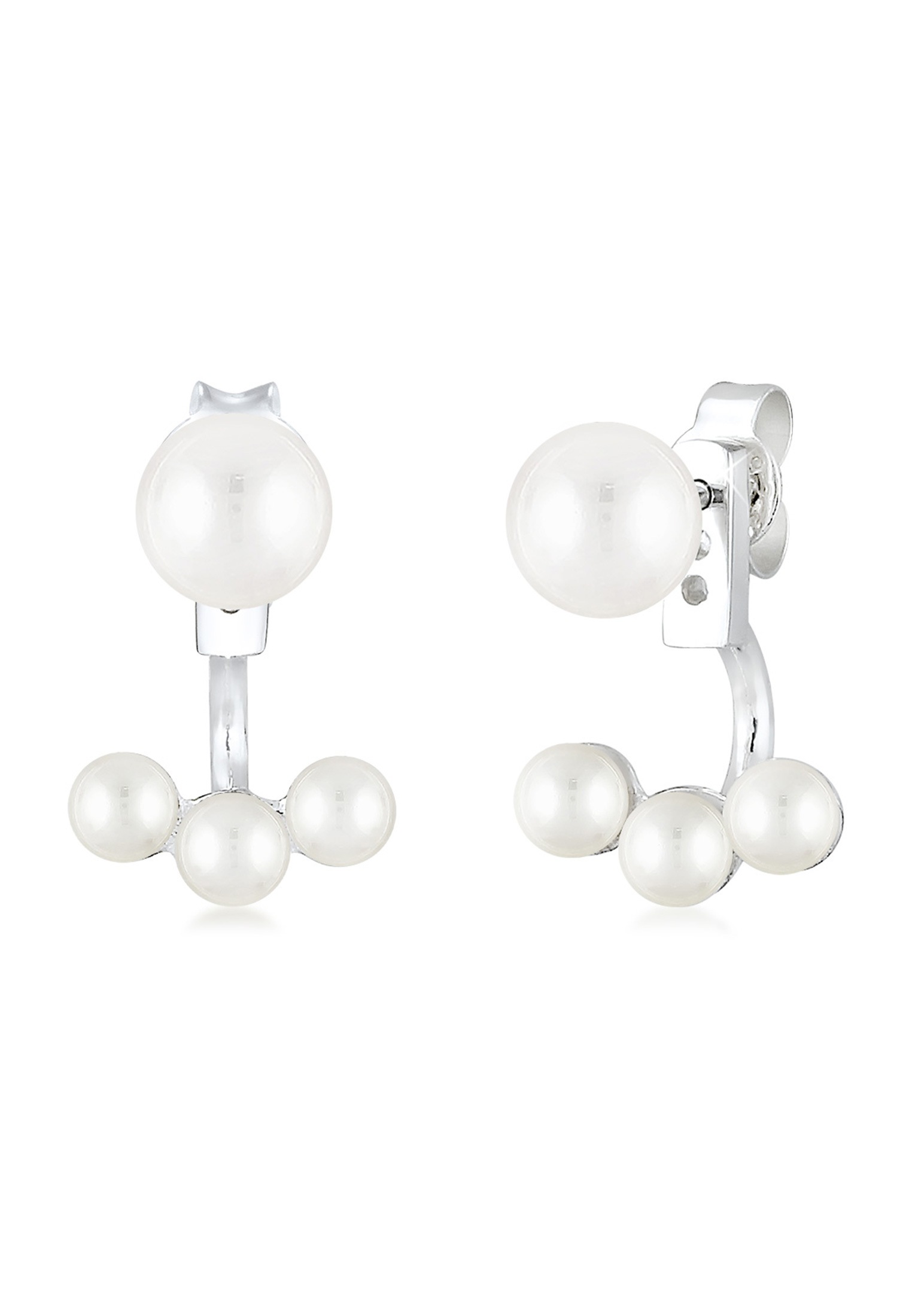 Image of Elli Paar Ohrstecker »Earjacket Süsswasserzuchtperle 925 Sterling Silberfarben« bei Ackermann Versand Schweiz