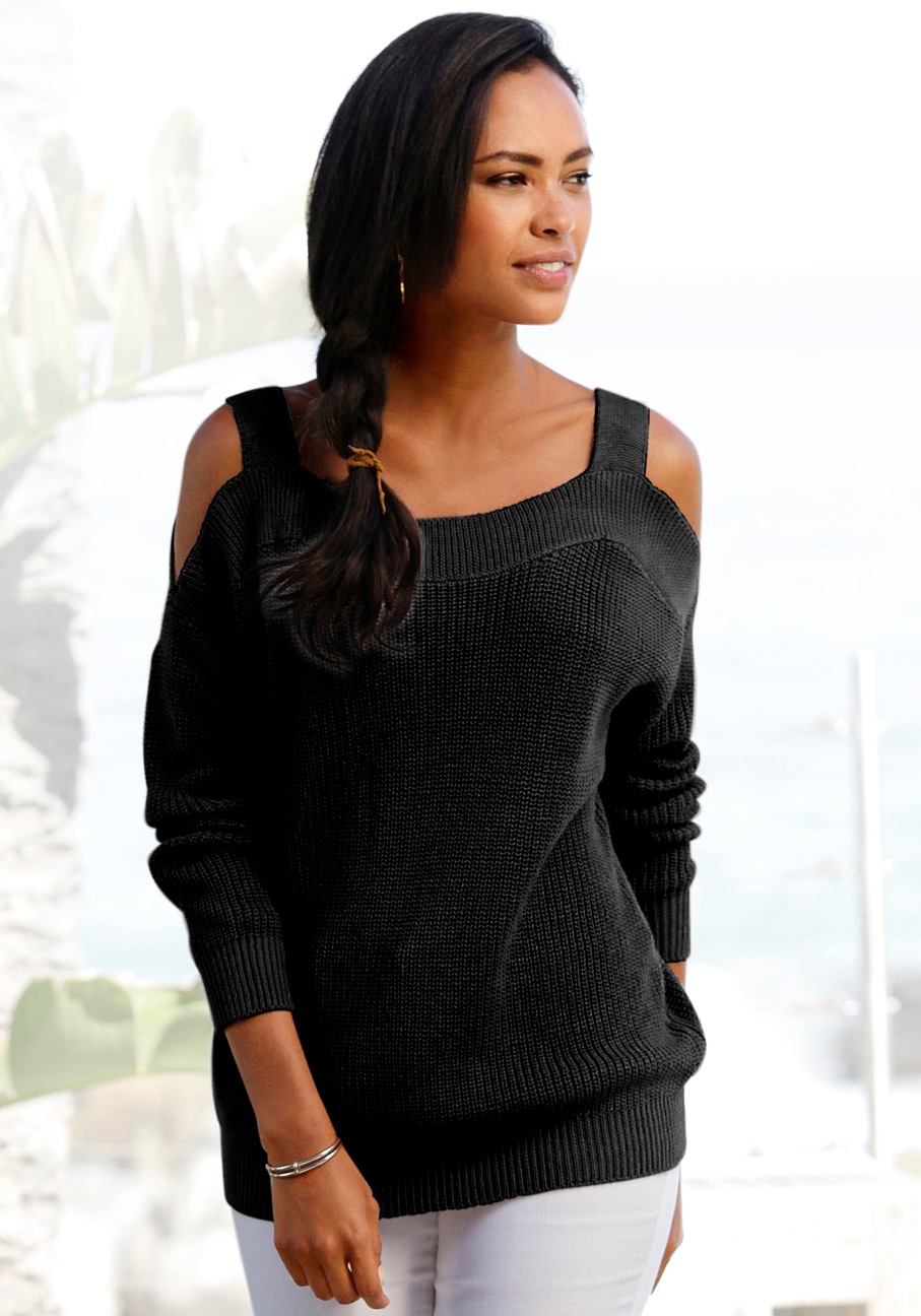 Image of LASCANA Strickpullover, mit Cut-outs bei Ackermann Versand Schweiz