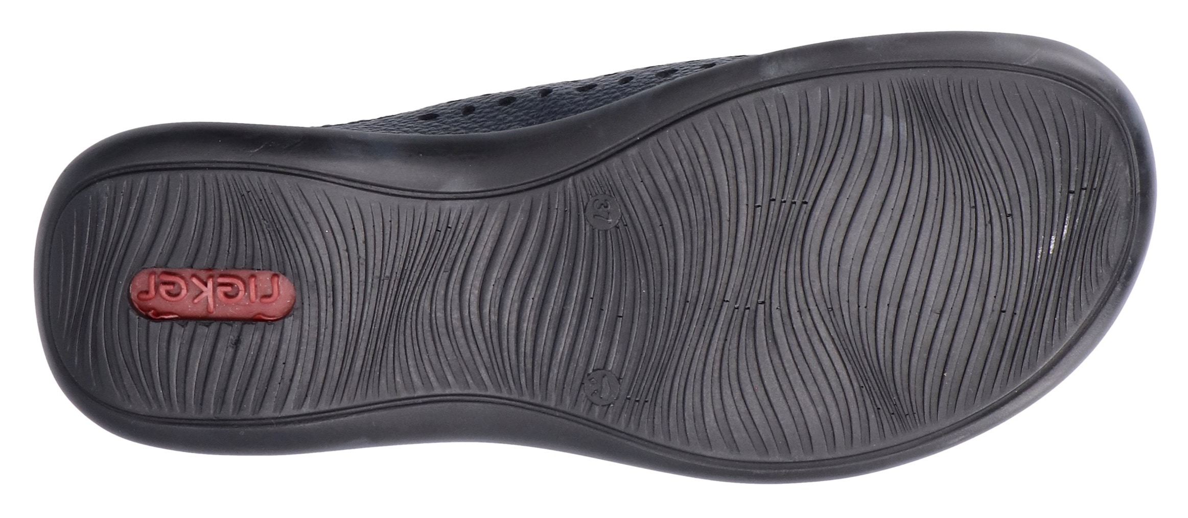 Rieker Sabot  Mocassin, chaussure d’intérieur, chaussure d’été avec perforations