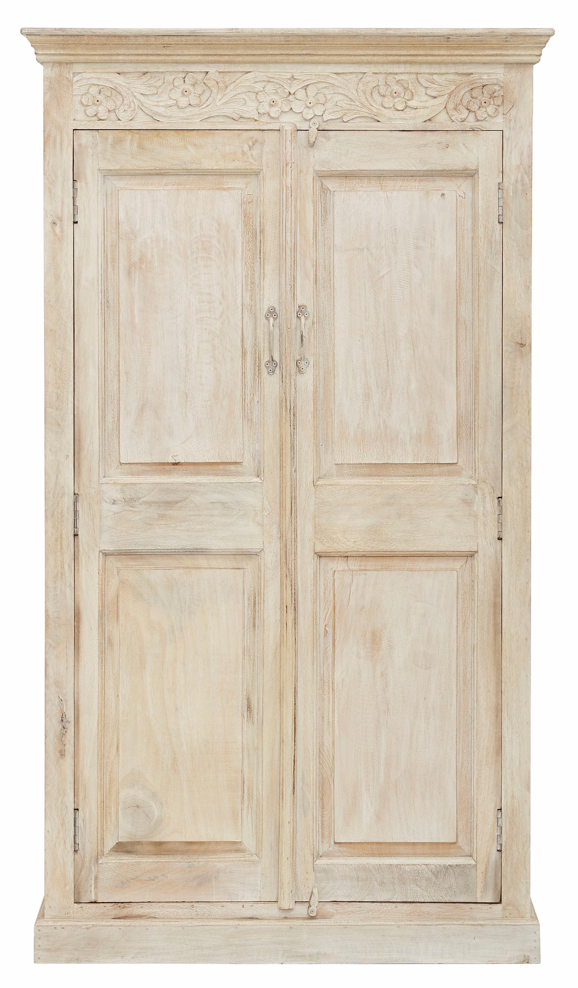 Home affaire Garderobenschrank »Devdan«, mit dekorativen Fräsungen oben, Breite 100 cm, viel Stauraum