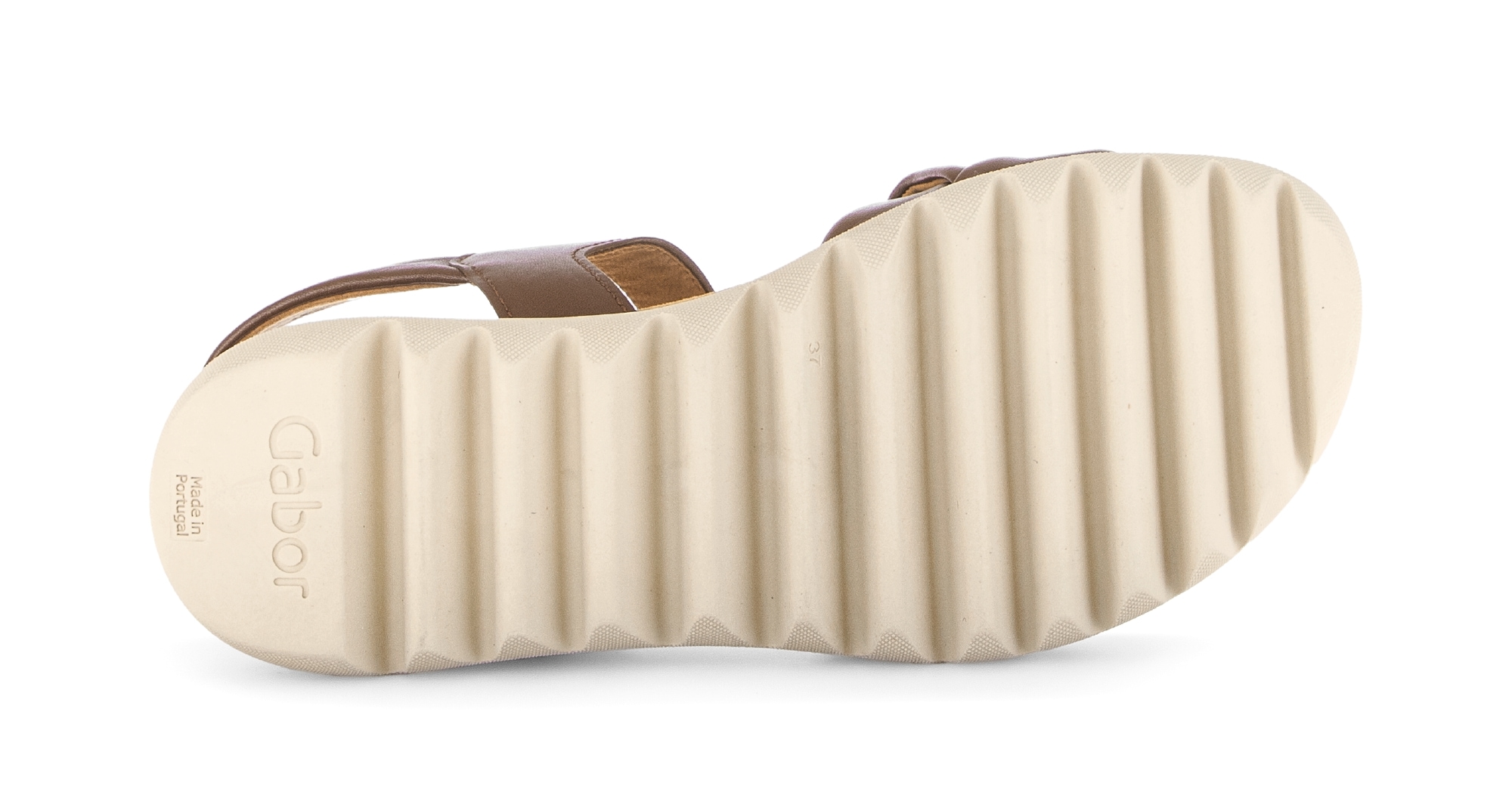 Gabor Riemchensandale  , Sommerschuh, Keilsandalette, Bequemschuh mit Klettverschluss