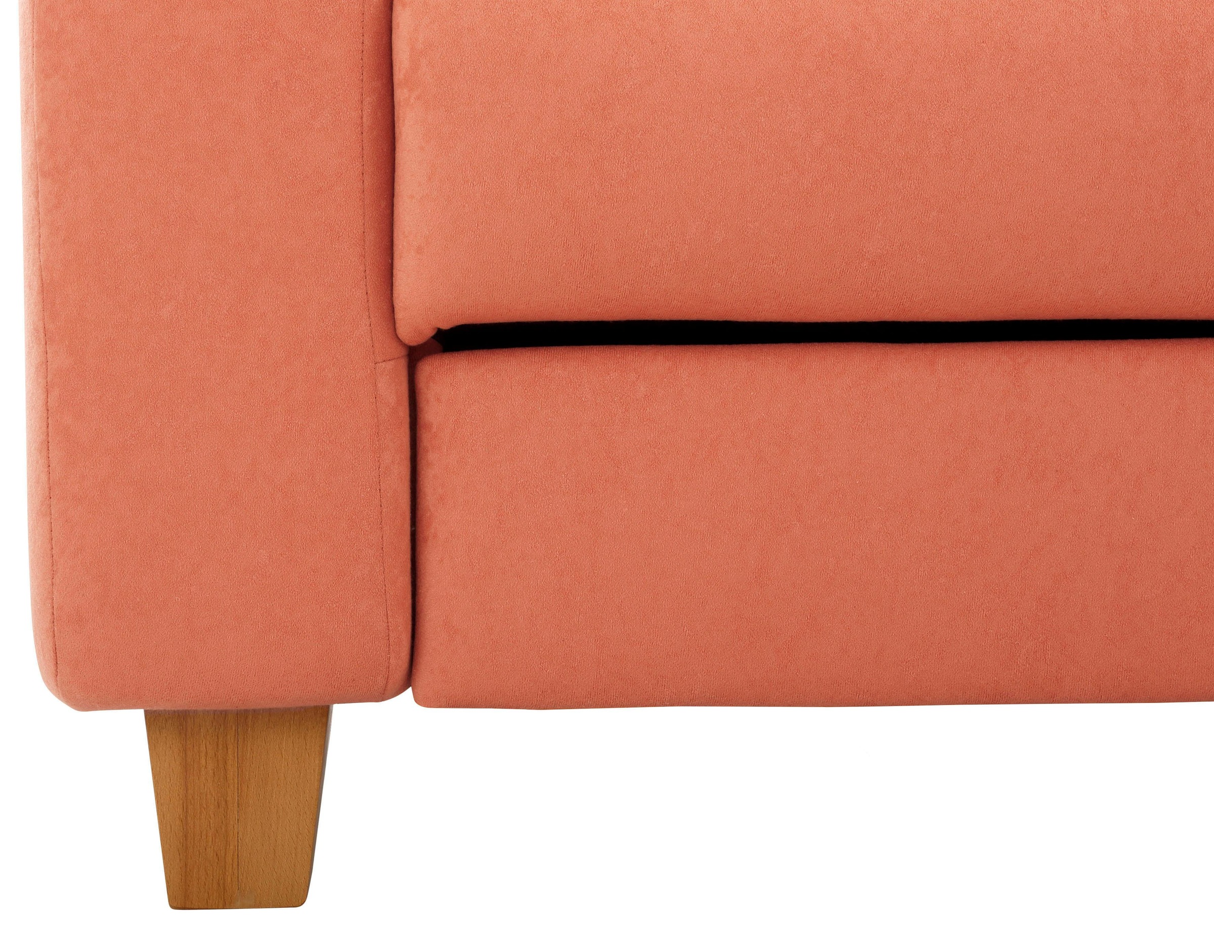 Home affaire Ecksofa »Belfort L-Form« mit Federkern, wahlweise mit Bettfunktion und Stauraum