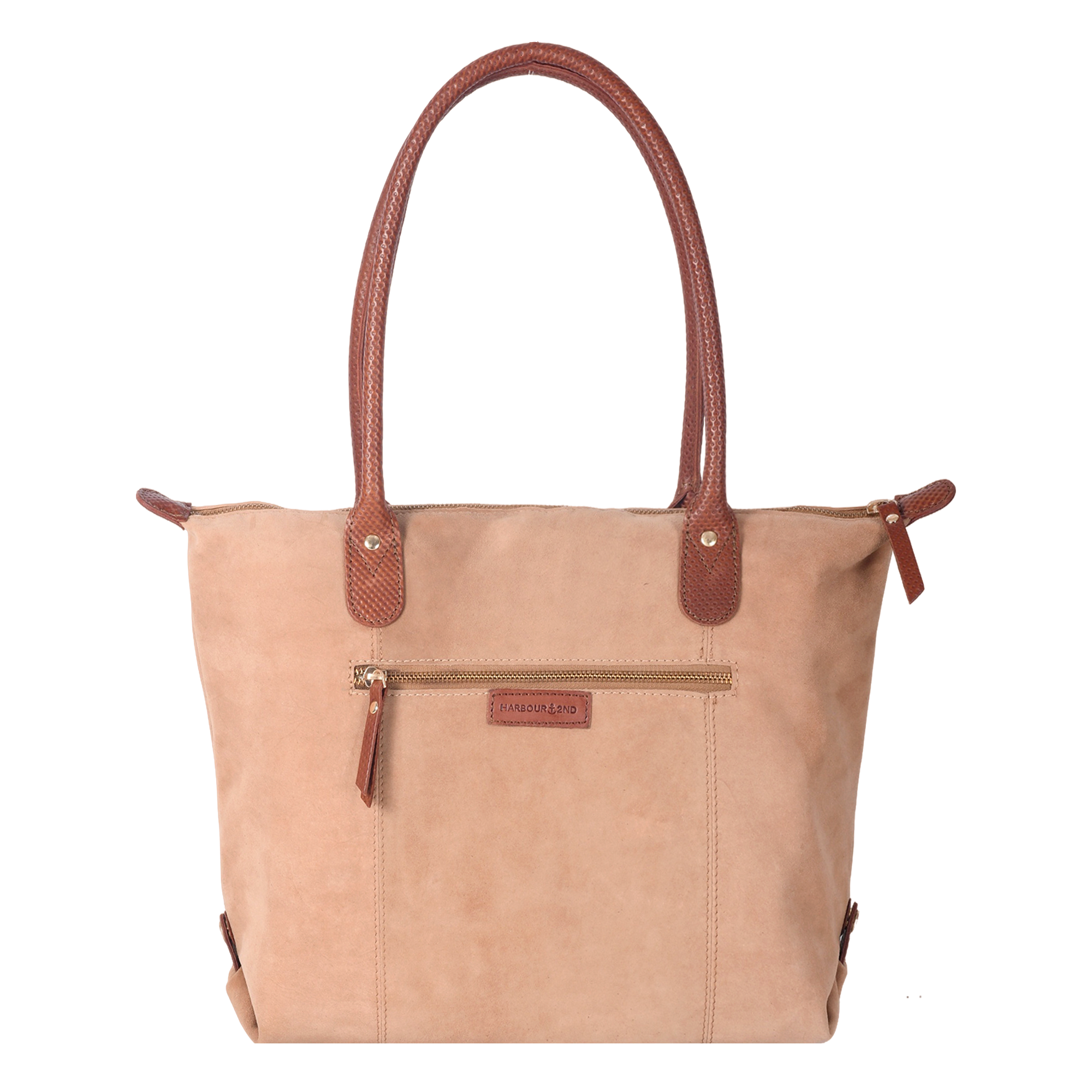 HARBOUR 2nd Handtasche Henkeltasche, Umhängetasche mit dekorativem Fransenanhänger
