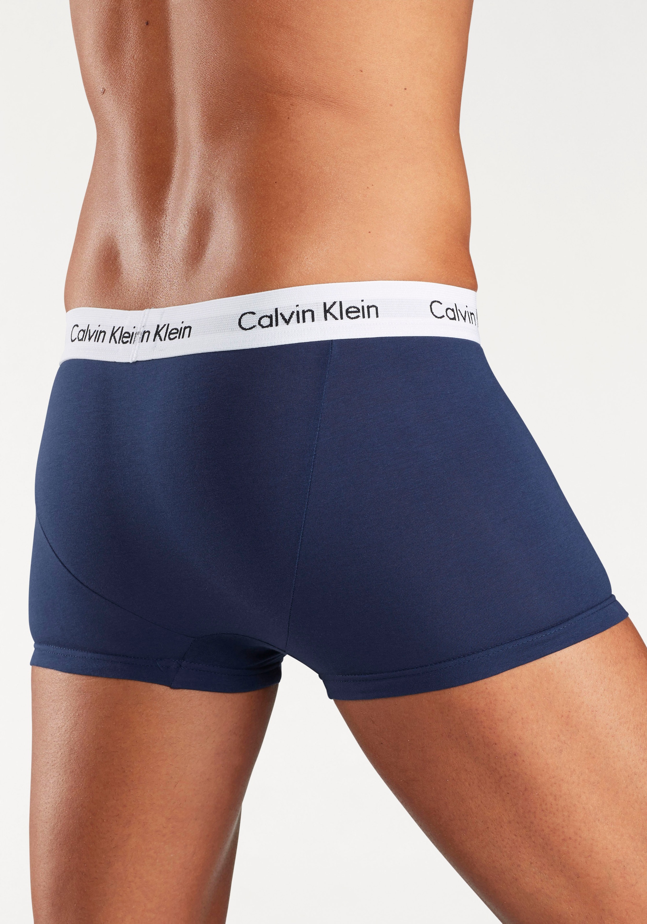 Calvin Klein Underwear Tronc »Low Rise Trunk 3 PACK« 3 cuis mit weissem Webbund