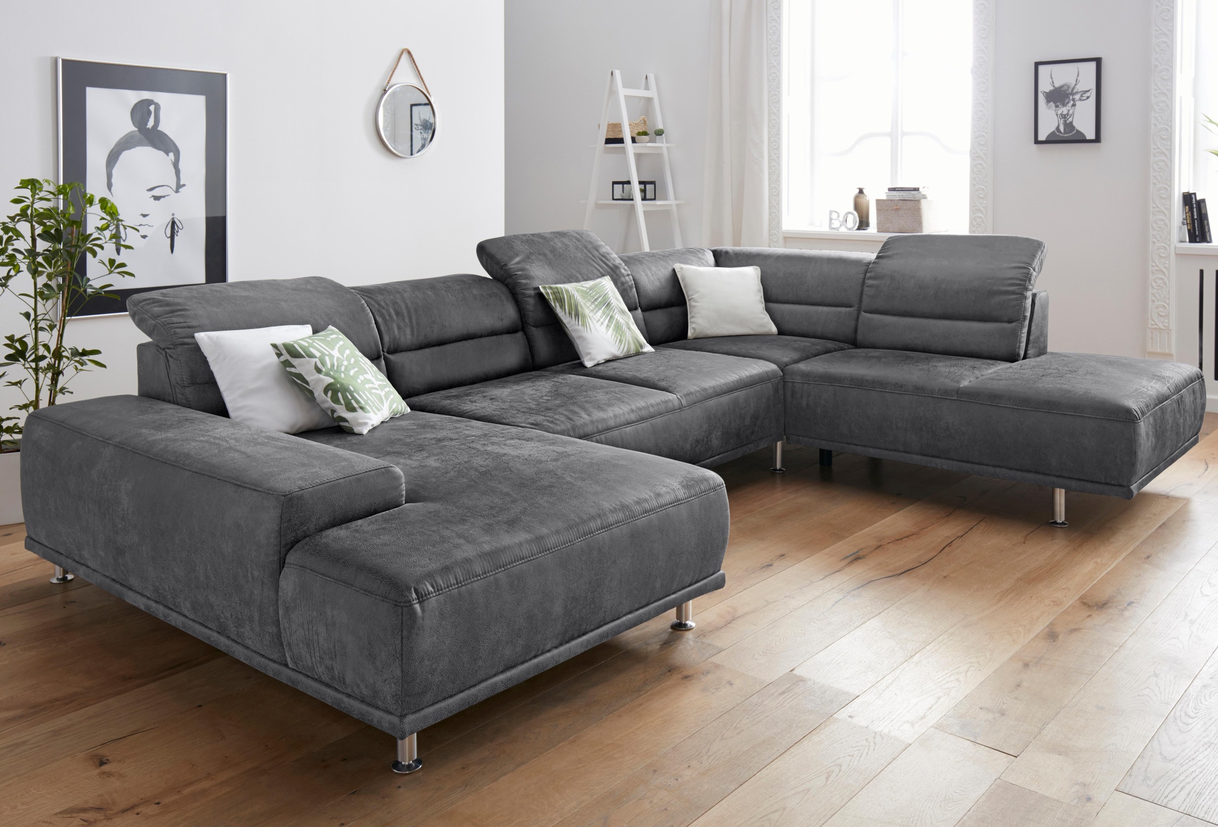 Image of sit&more Wohnlandschaft, mit Federkern, inklusive Kopfteil- und Sitztiefenverstellung bei Ackermann Versand Schweiz