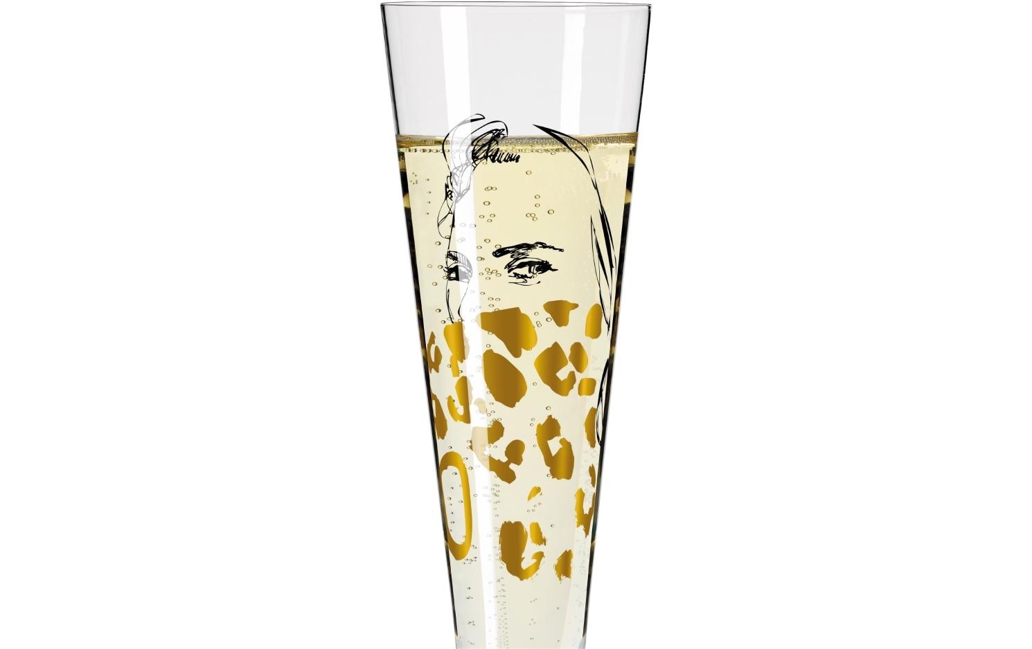 Ritzenhoff Champagnerglas »Goldfarbennacht«, (1 tlg.)