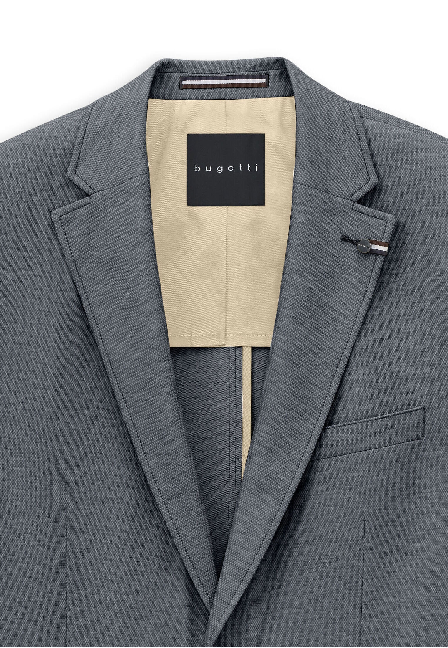 bugatti Veste »Jersey-Artikel« avec fonction stretch