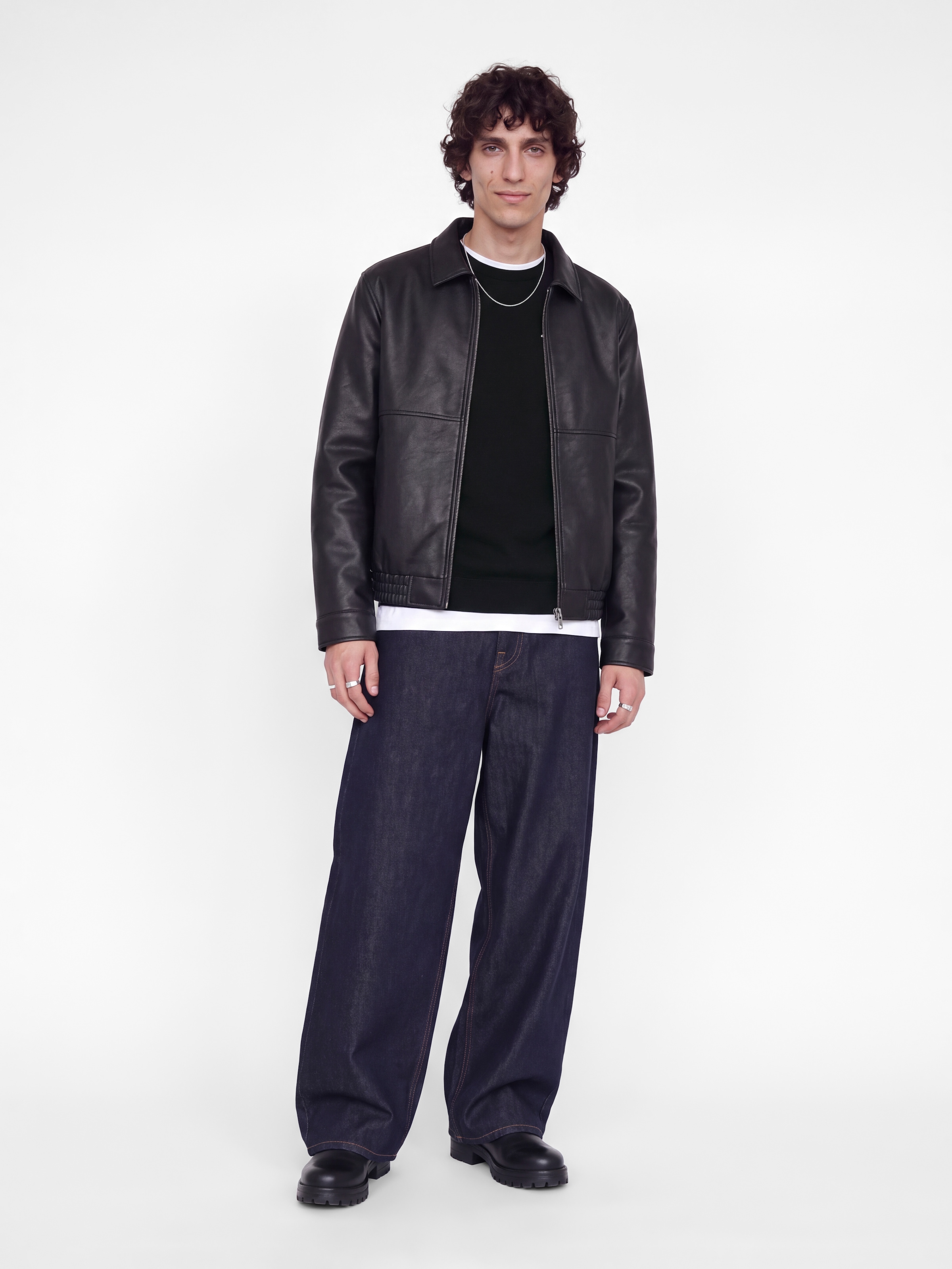 Jack & Jones Pull à col rond »JJEARCHIVE KNIT CREW NECK« coton, coupe régulière