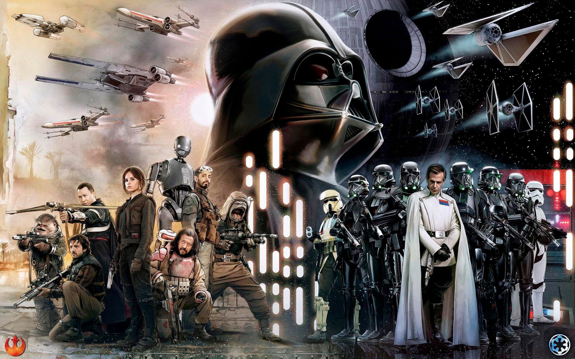 Vliestapete »Star Wars Collage«, 400x250 cm (Breite x Höhe), Vliestapete, 100 cm...