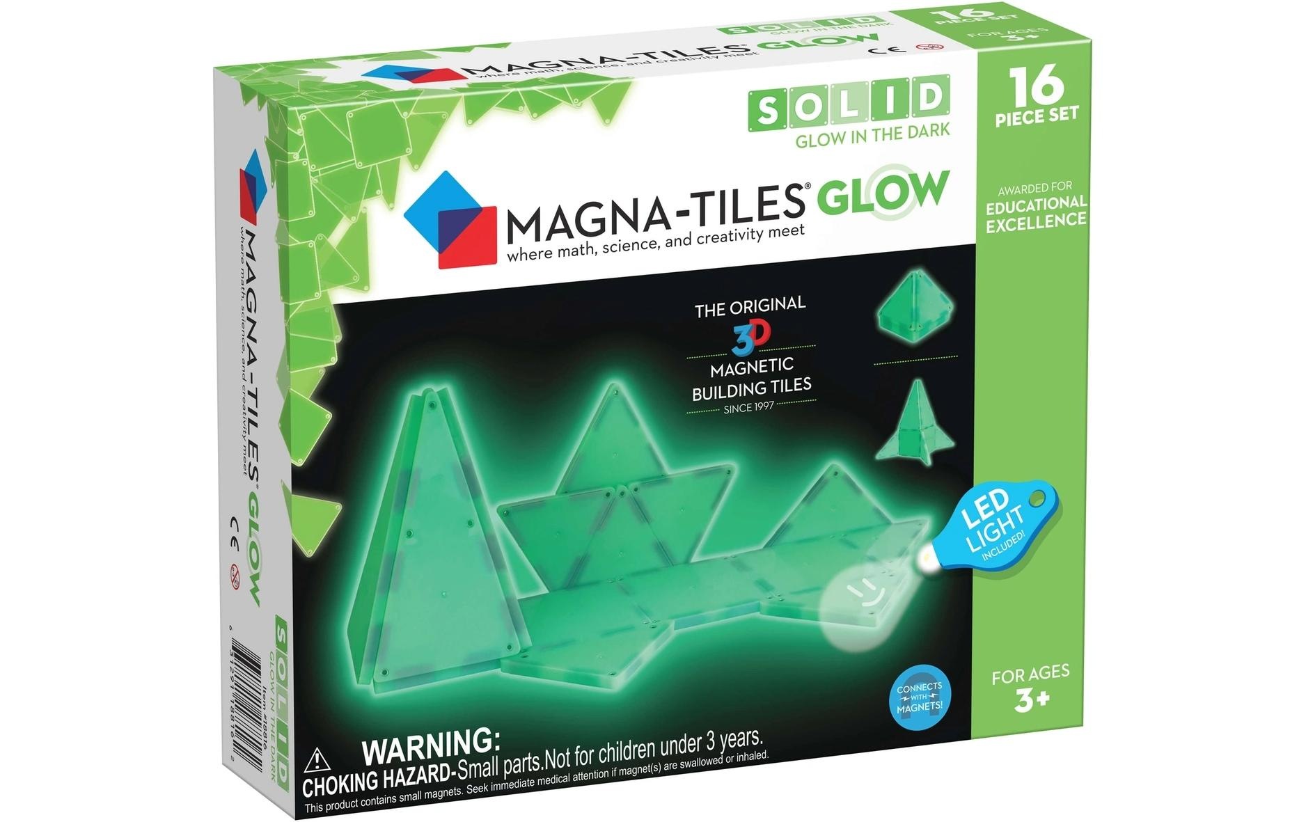 Image of Steinbaukasten "Magna-Tiles Bausteinmodell Glow in the Dark Set"