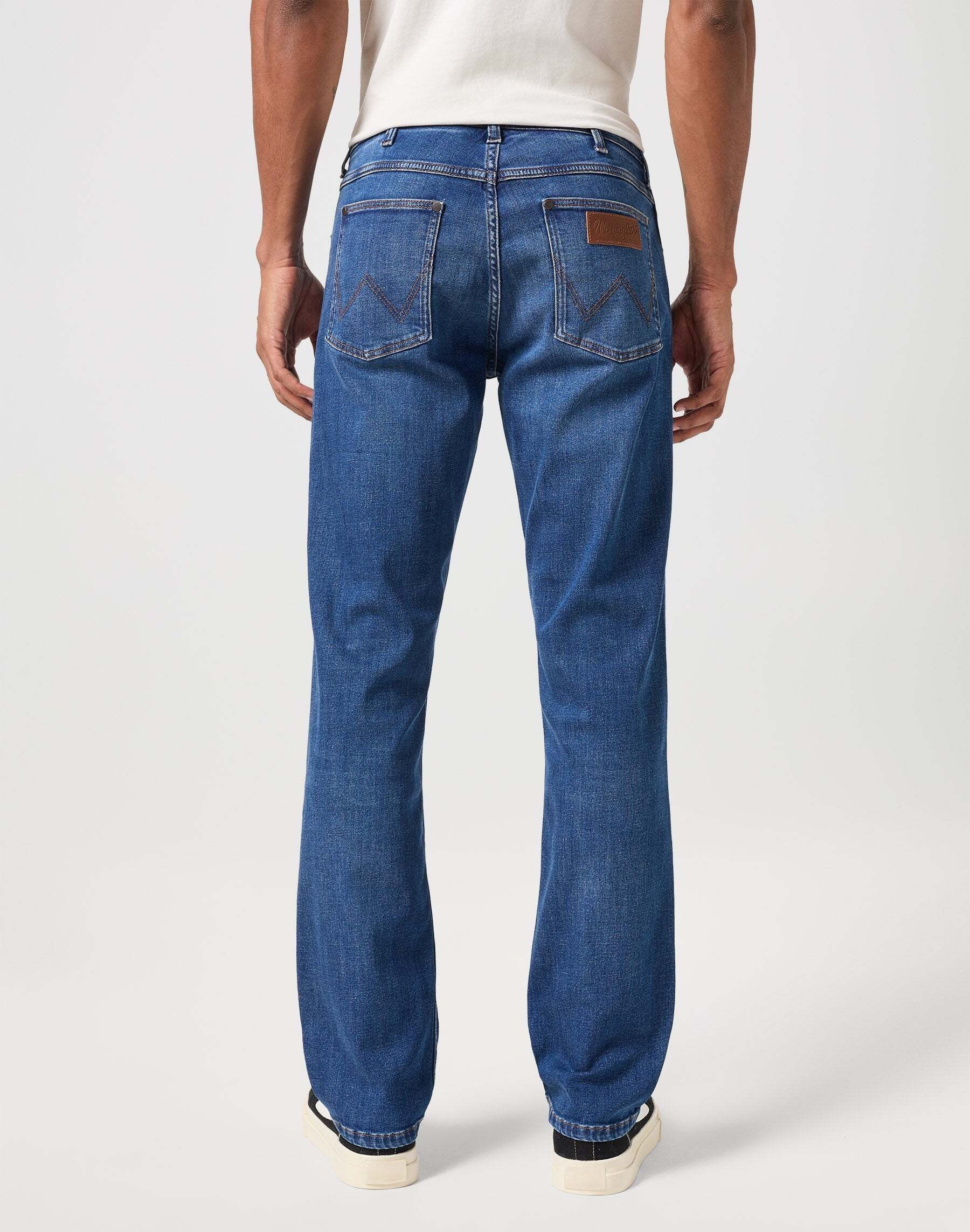 Wrangler Regular-fit-Jeans »Wrangler Jeans Straight Leg Greensboro Low Stretch«
