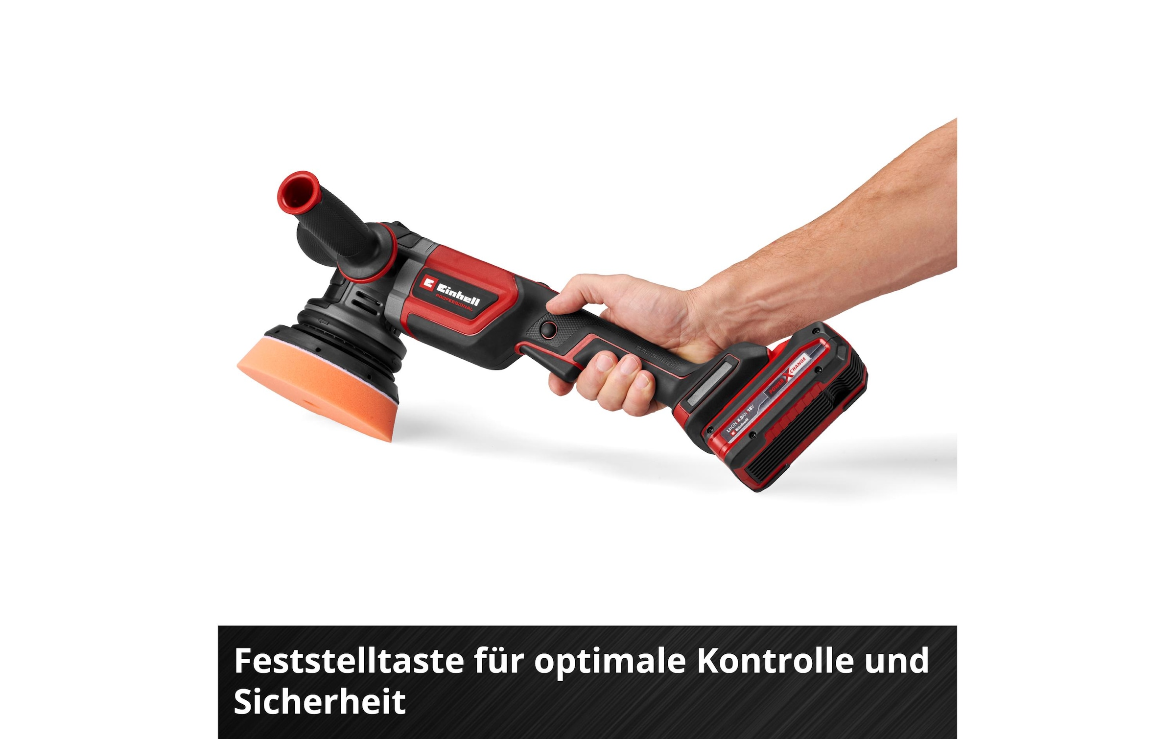   Akku-Poliermaschine »Einhell Professional CP-EP 18/125 Li BL-Solo« Akku-Exzenterpolierer