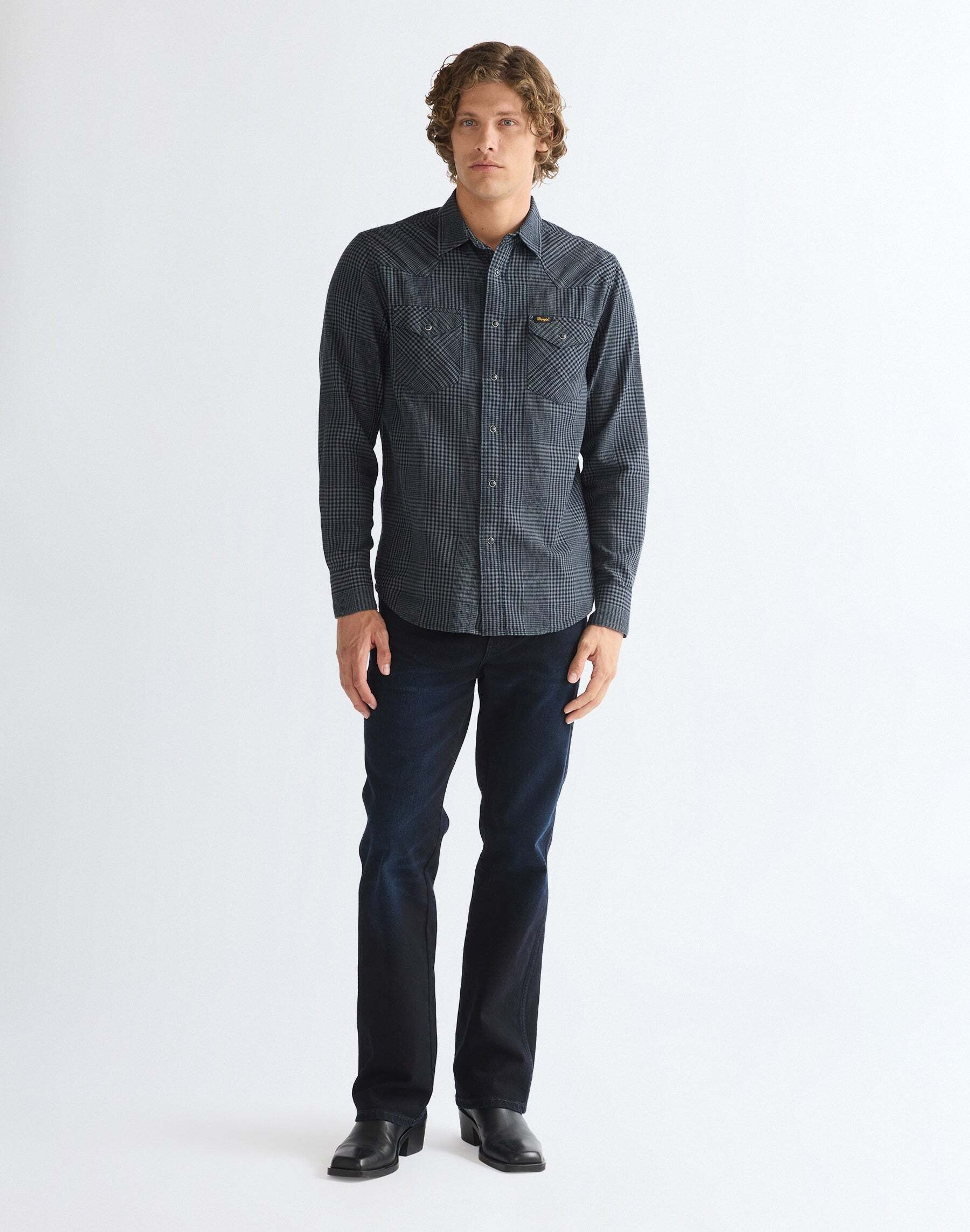 Wrangler Langarmhemd »WRANGLER Langarmhemd Western«
