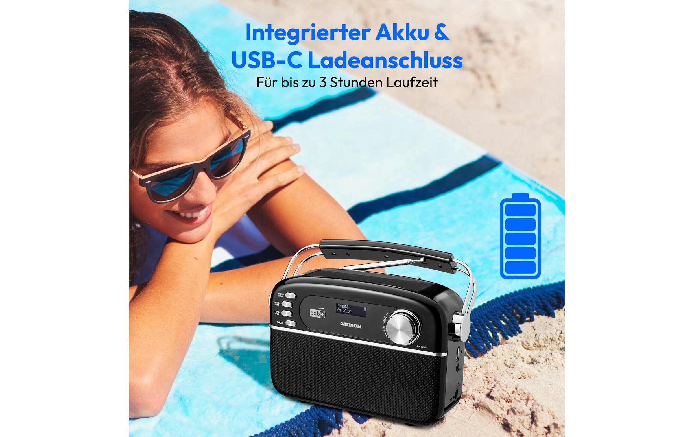 Medion® Digitalradio (DAB+) »LIFE E66809«, (FM-Tuner-Digitalradio (DAB+)