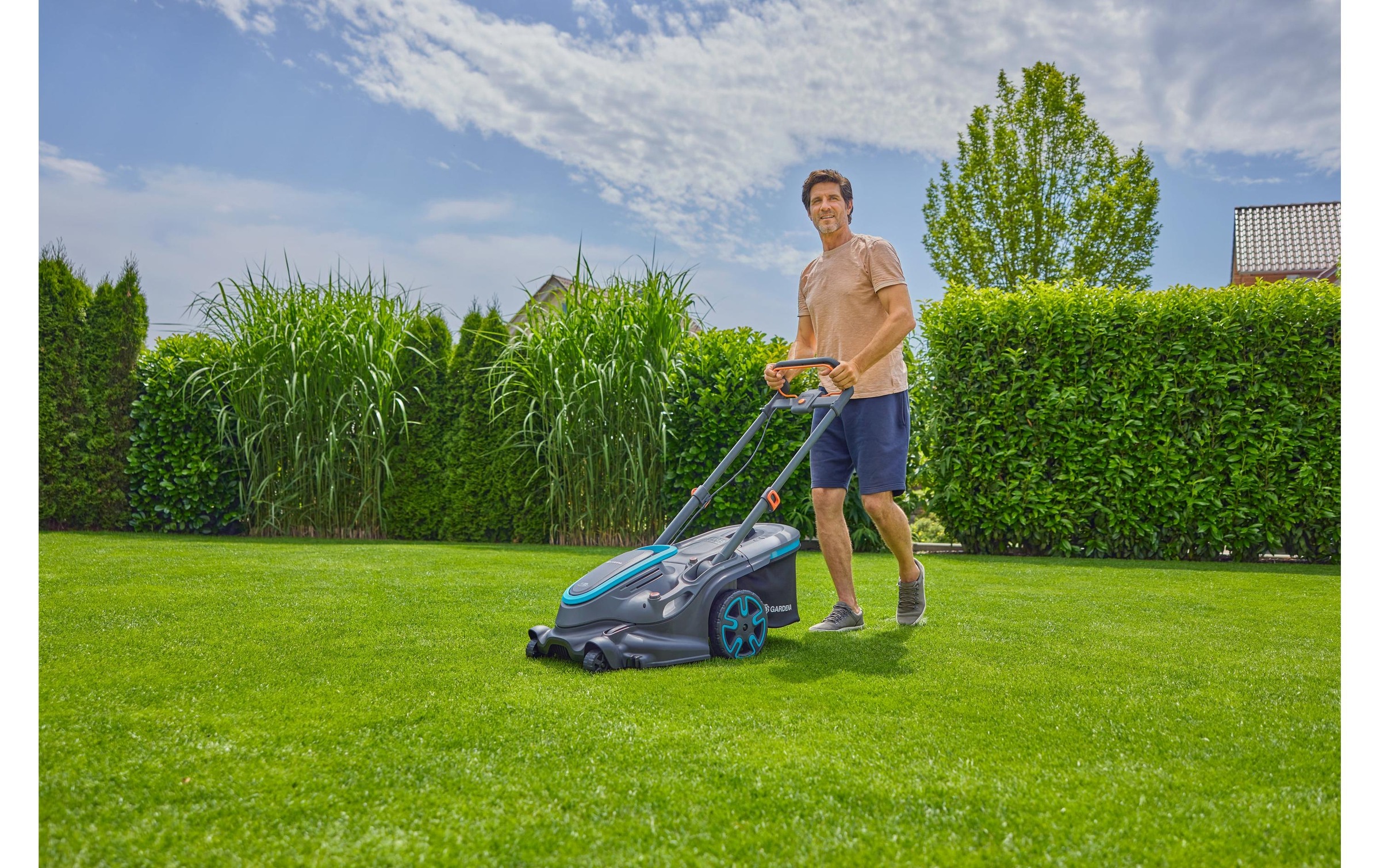 GARDENA Akkurasenmäher »PowerMax Duo Ready-To-Use«