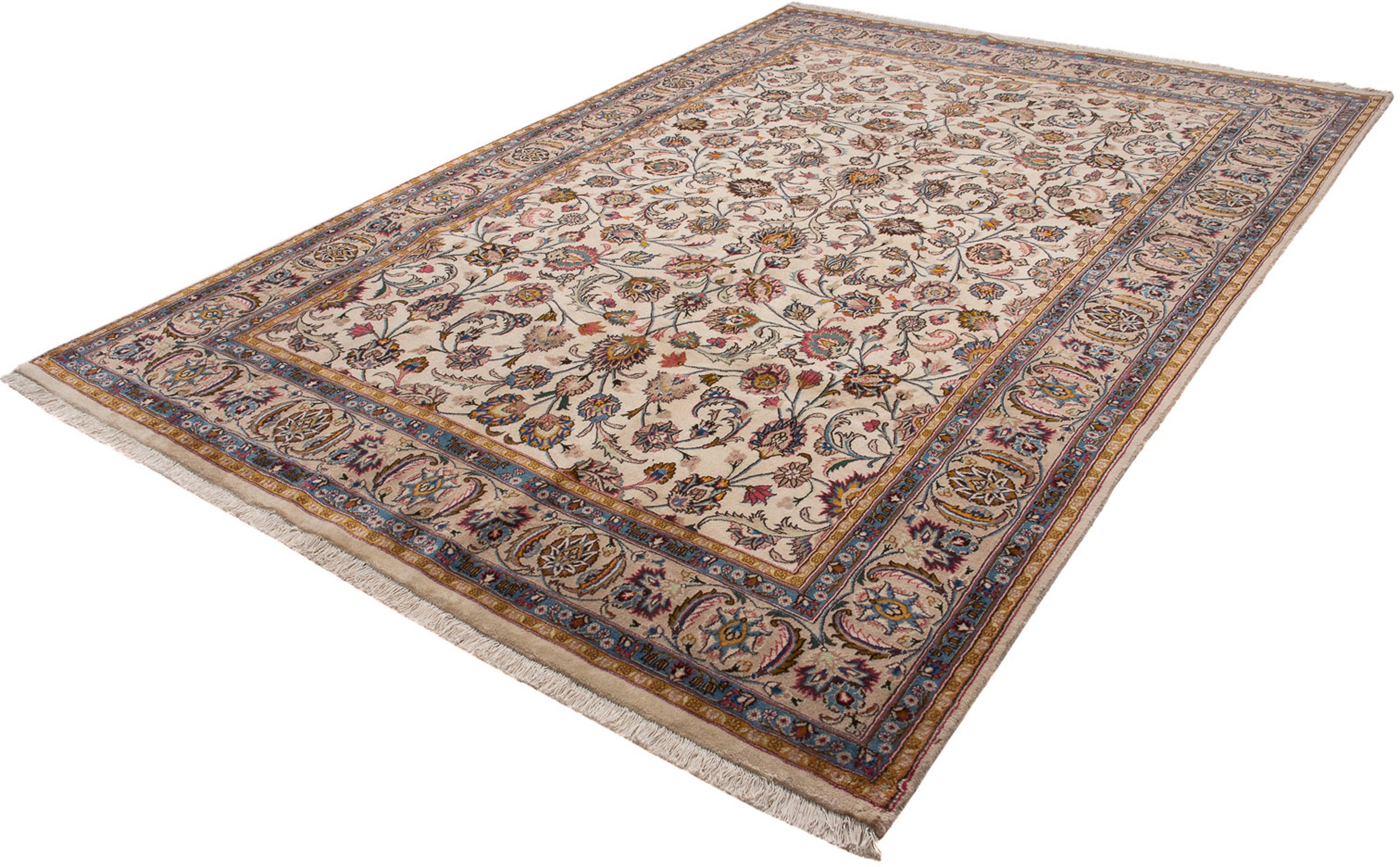 Image of morgenland Orientteppich »Perser - Classic - 290 x 196 cm - beige«, rechteckig, 10 mm Höhe, Wohnzimmer, Handgeknüpft, Einzelstück mit Zertifikat bei Ackermann Versand Schweiz