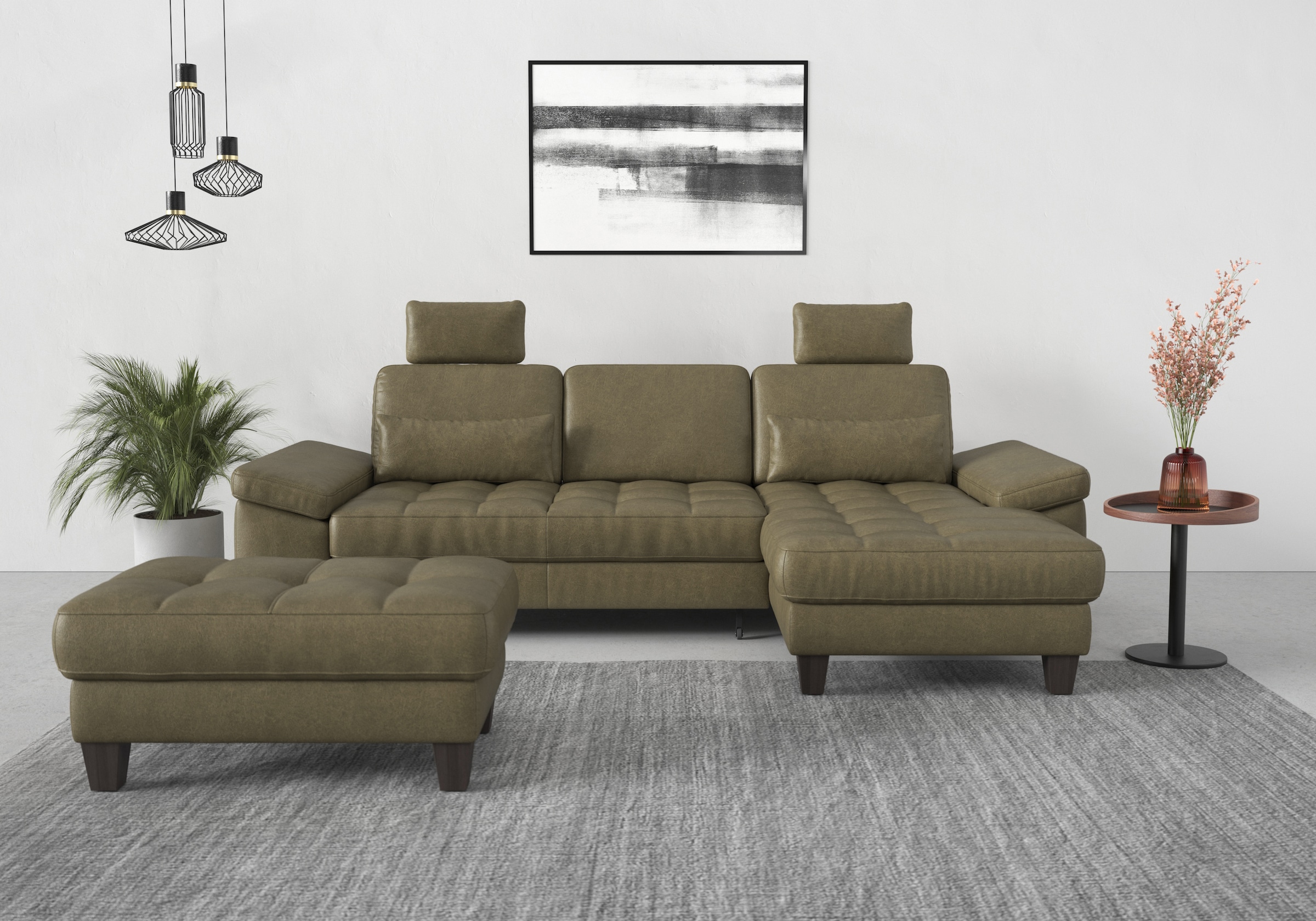 sit&more Stauraumhocker »Westham«, wahlewise mit/ohne Federkern