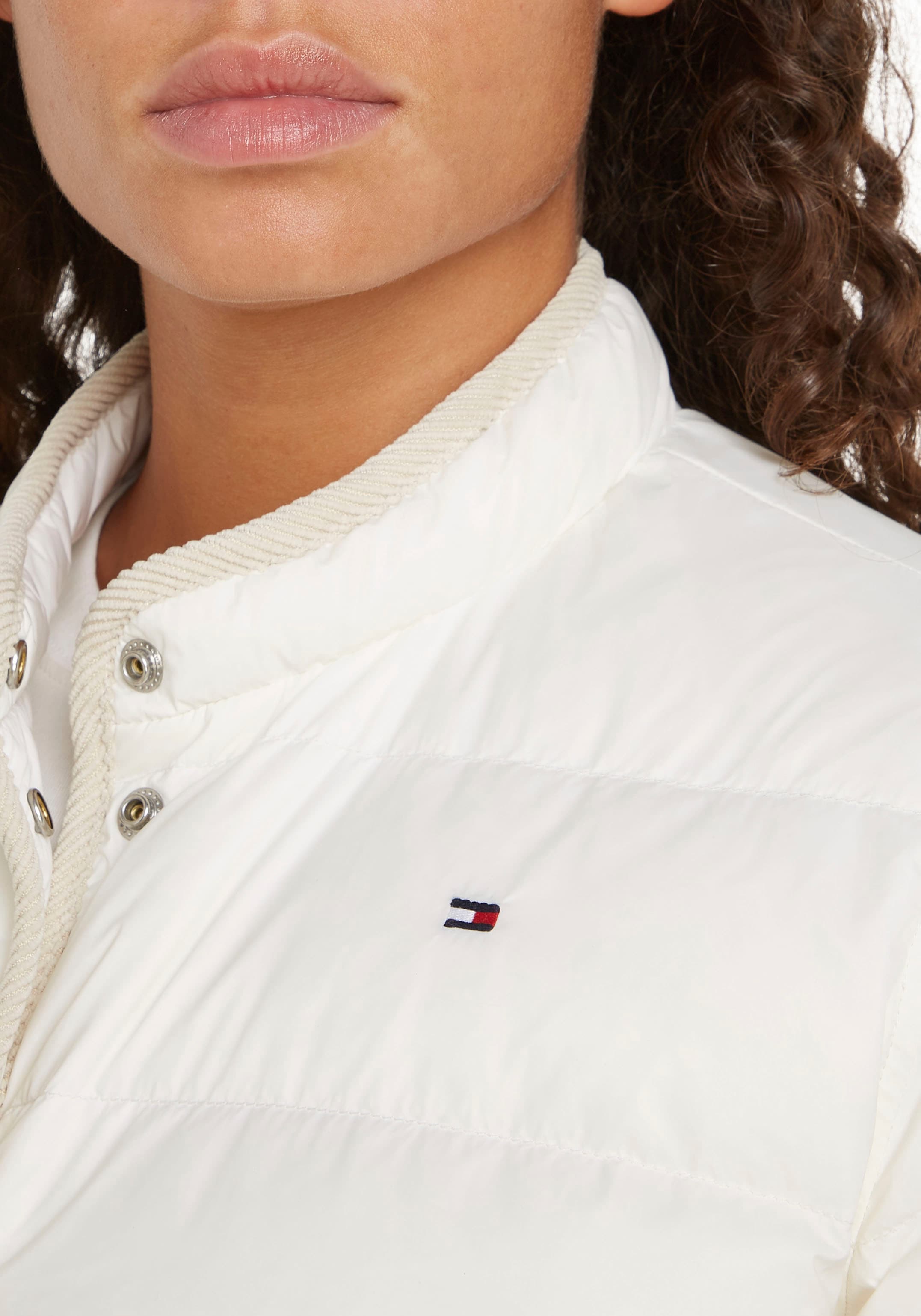 Tommy Hilfiger Steppjacke »LW DOWN COLLARLESS JACKET«, mit leichter Wattierung