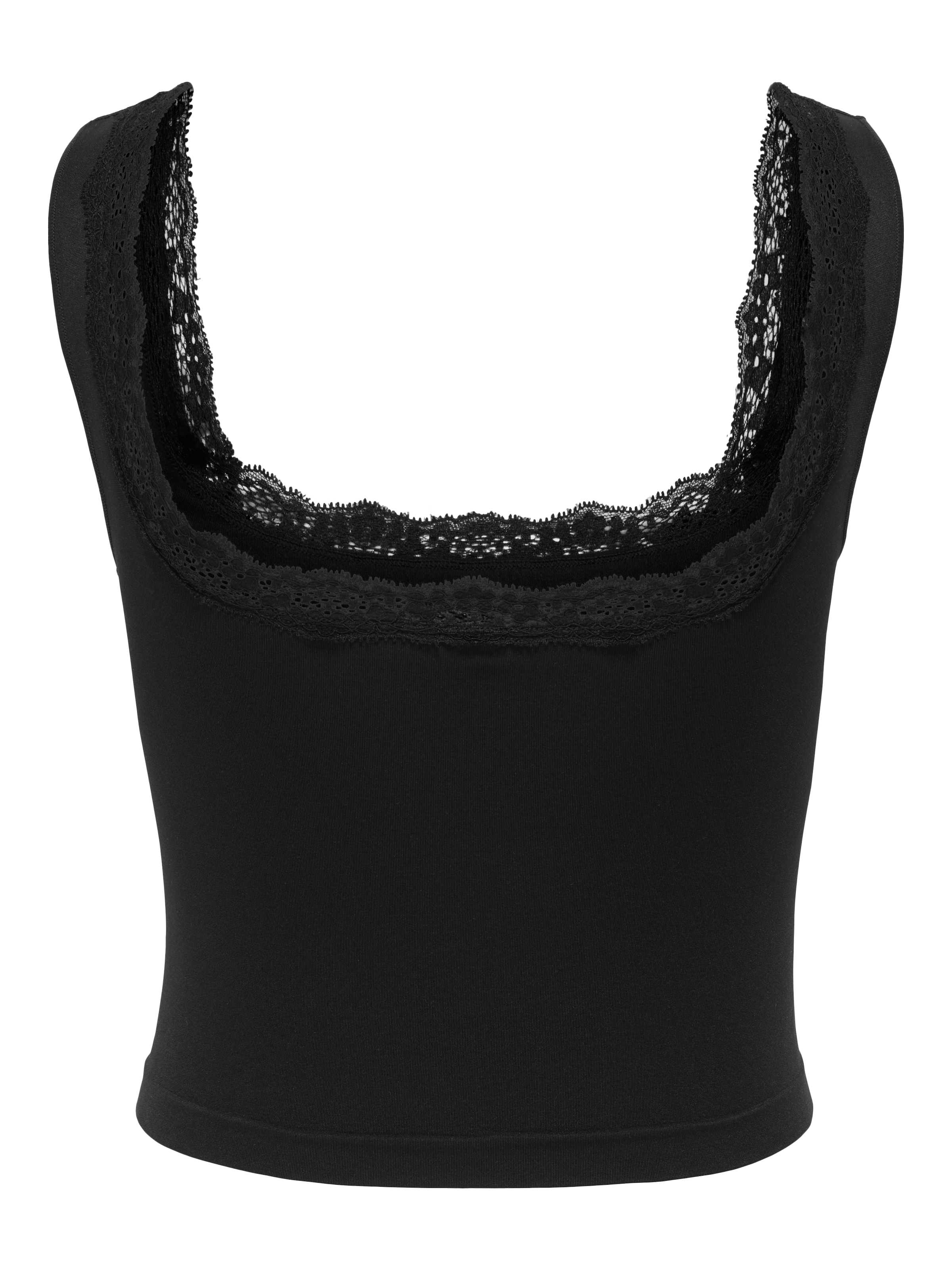 ONLY Bustier »ONLVICKY LACE SINGLET SQUARE NECK ACC« Materialmix