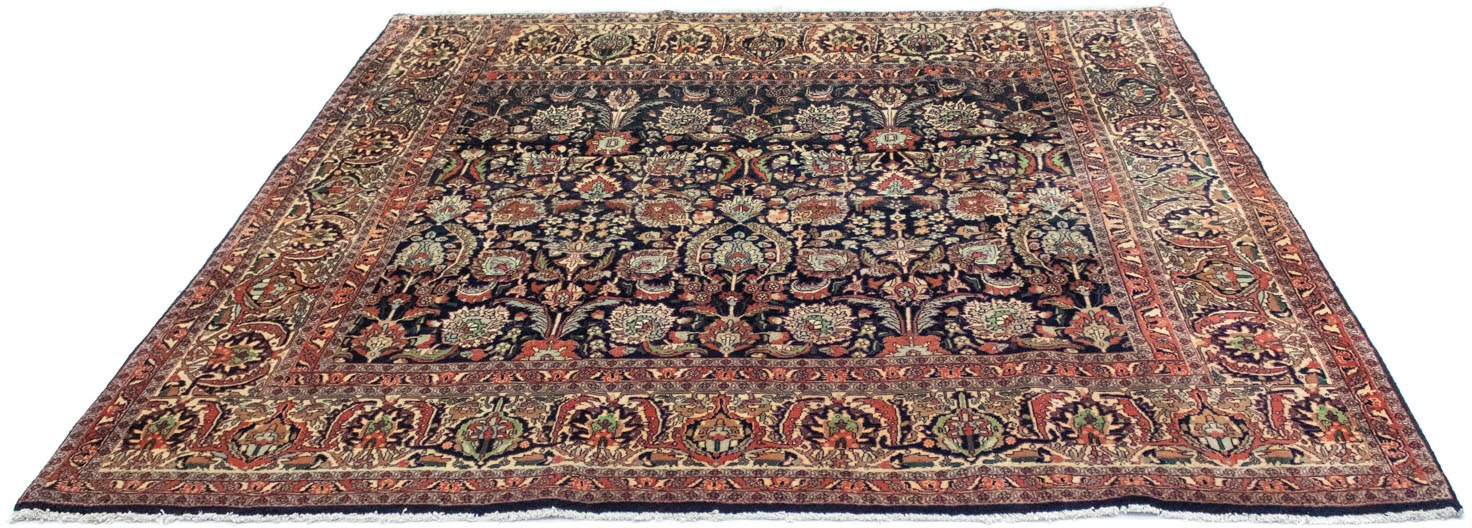 Image of morgenland Wollteppich »Bidjar Teppich handgeknüpft blau«, quadratisch, 10 mm Höhe bei Ackermann Versand Schweiz