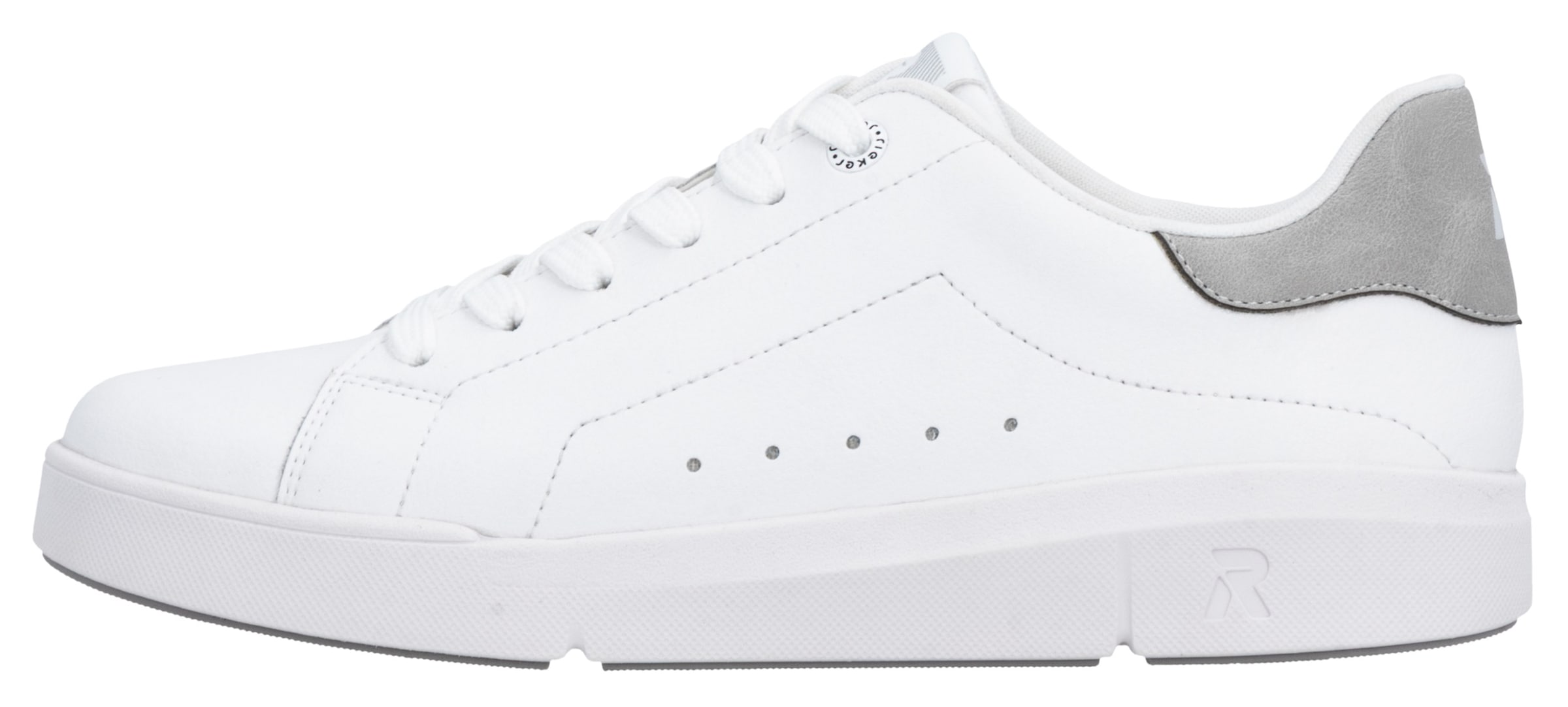 RIEKER Sport Sneakers  in monochromer Optik, Freizeitschuh, Halbschuh, Schnürschuh