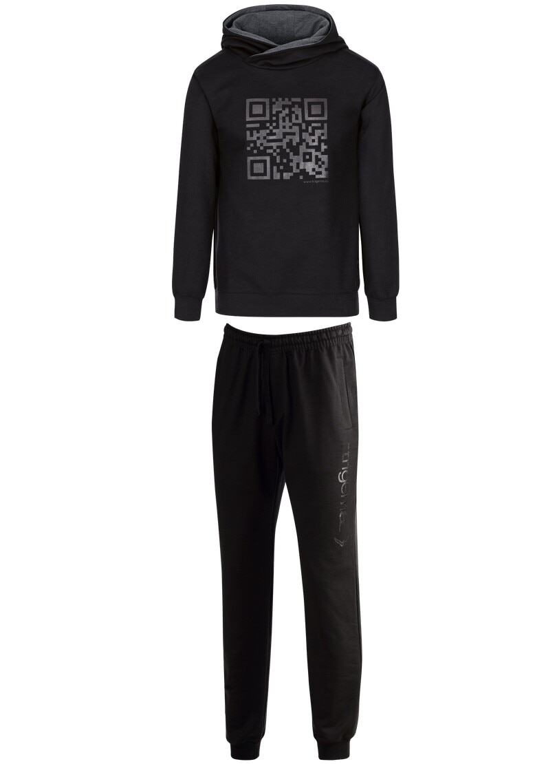 Trigema Sweatshirt »TRIGEMA Homewear Set mit QR-Code-Motiv«