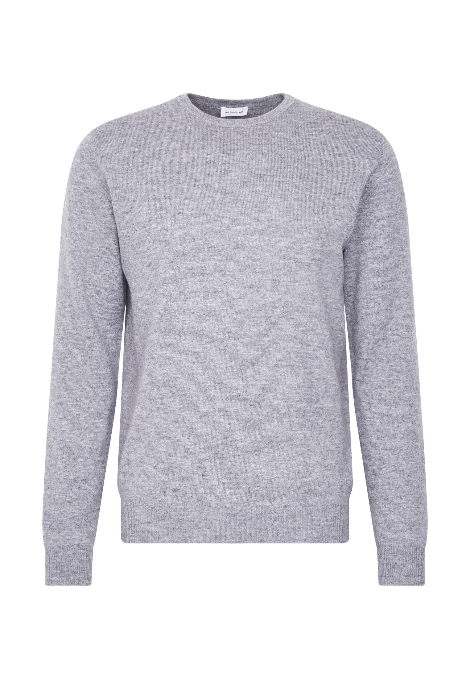 seidensticker Pull en tricot »Schwarze Rose« col rond uni 1/1