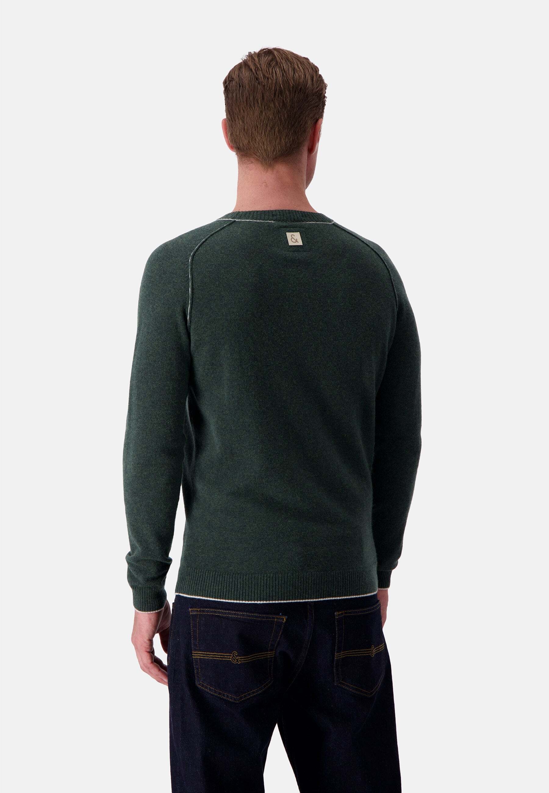 colours & sons Strickpullover »colours & sons Pullover Roundneck Merino Blend«