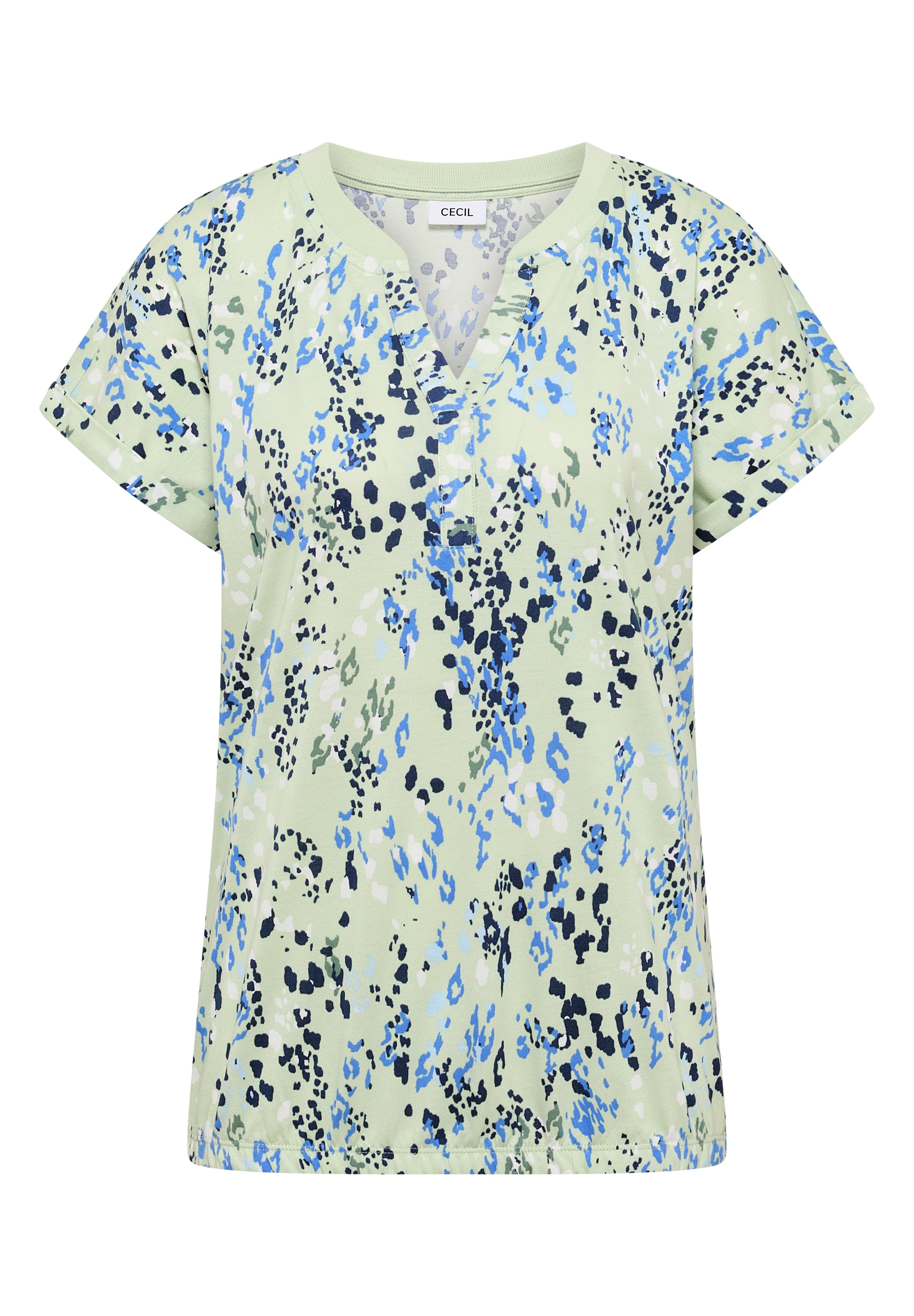 Cecil Kurzarmshirt Sommershirt mit grafischem Muster