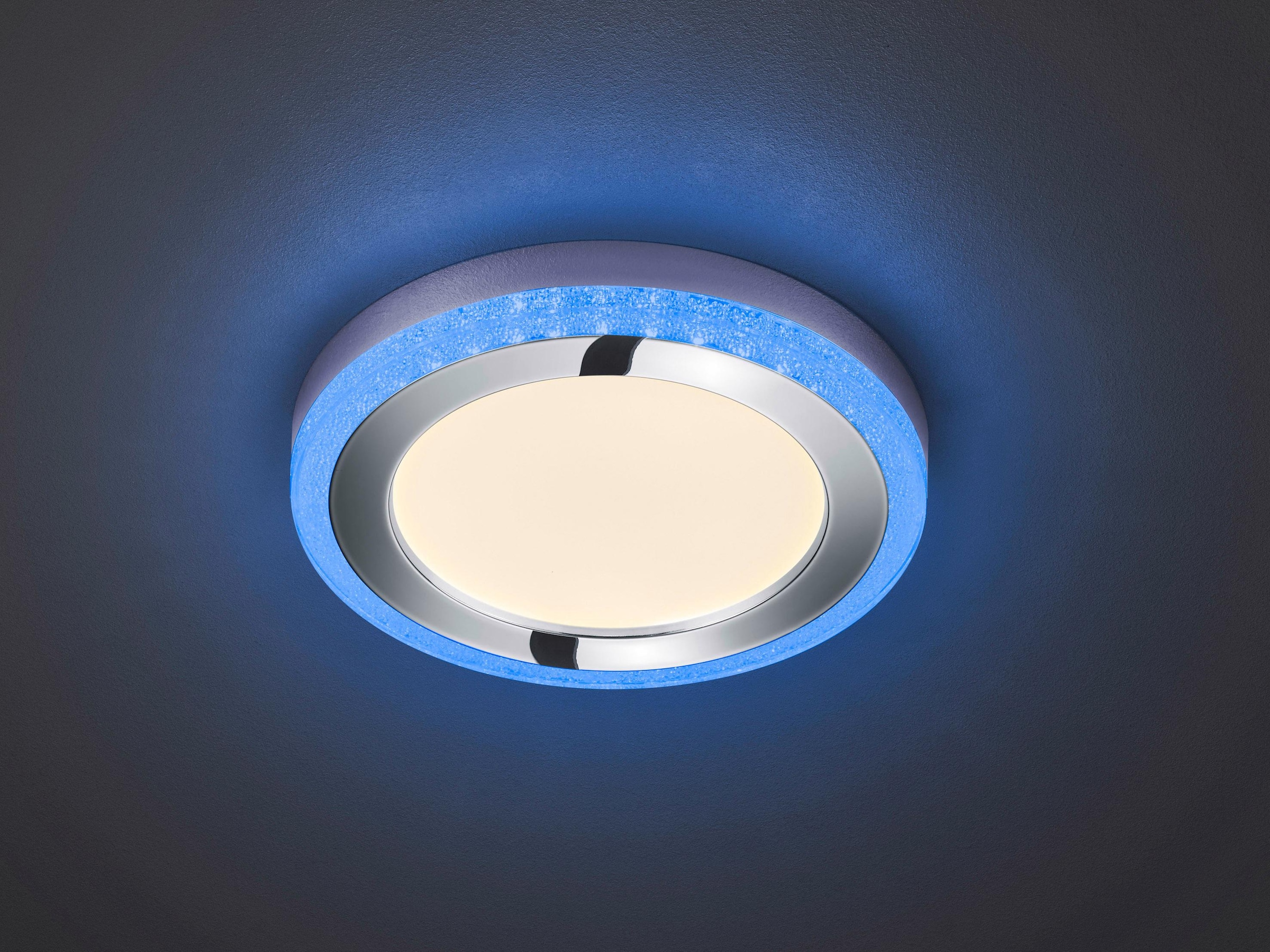 LED Deckenleuchte 1 integrierter Dimmer, Nachtlicht, RGBW-Farbwechsler TRIO Jetzt bestellen Fernbedienung, flammig-flammig, Leuchten »Slide«,