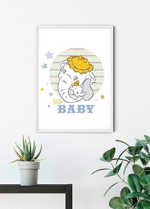 Komar Poster »Dumbo Little Baby«, Disney, (1 St.), Kinderzimmer, Schlafzimmer, Wohnzimmer