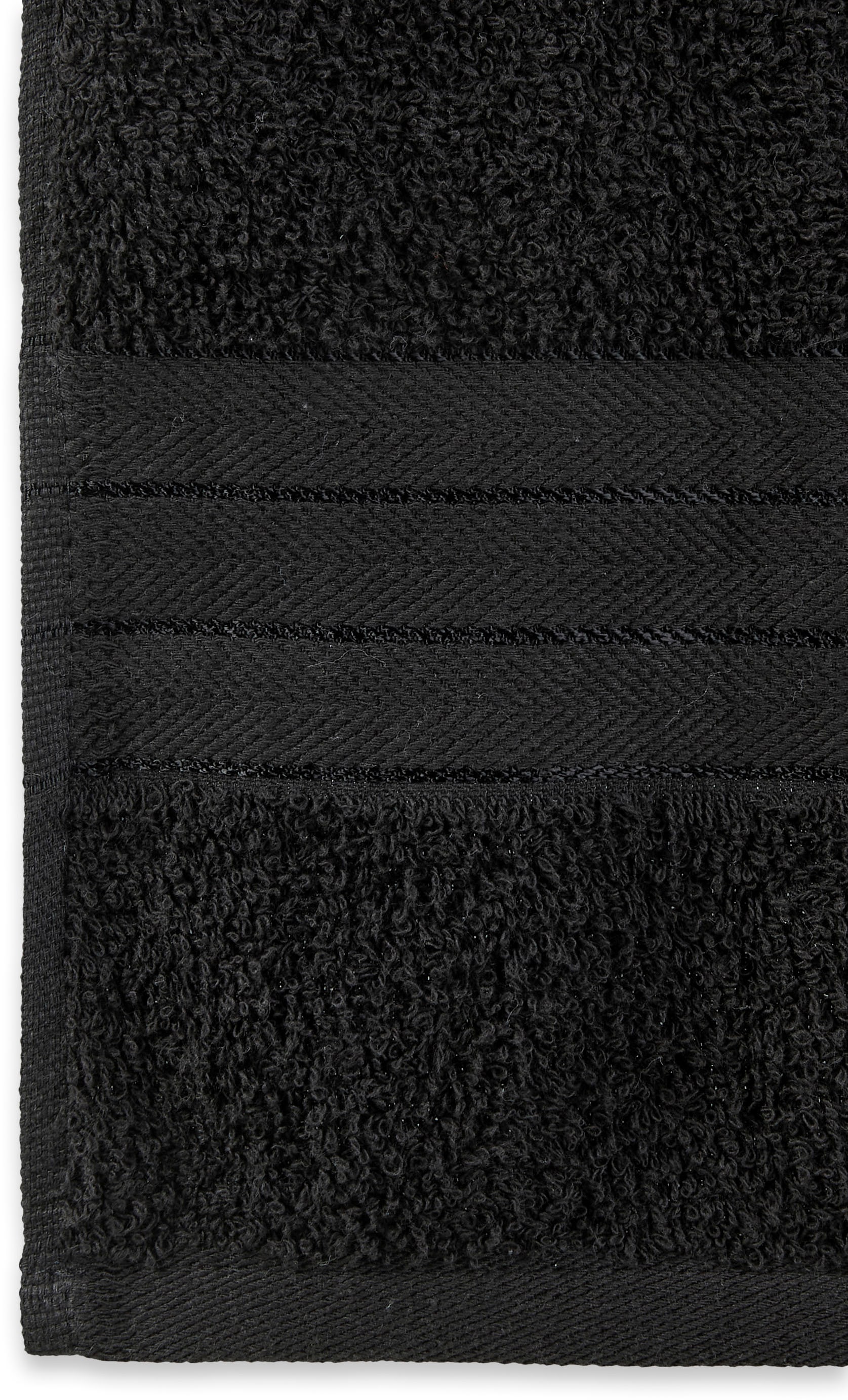 good morning Badetuch »Uni Towels«, (2 St., 2er Set Badetücher 70 x 140 cm), Baumwolle, Walkfrottee, Bordüre, 500 GSM, Einfarbig, ohne Aufhängung