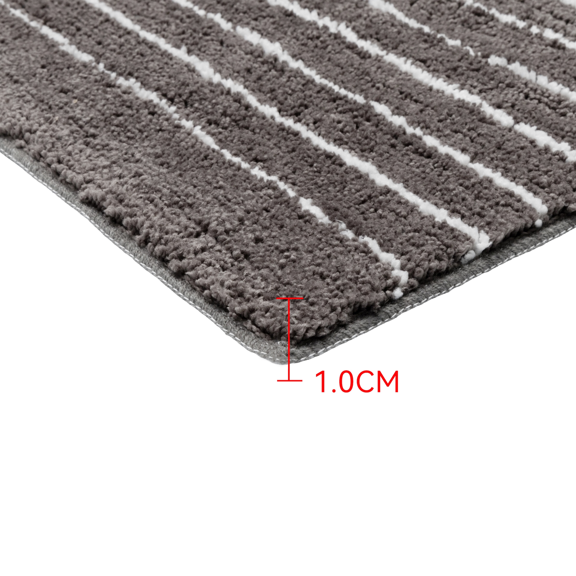 LeGer Home by Lena Gercke Tapis de bain »Tamsin, Badvorleger, Badezimmer Teppich, Duschvorleger« Höhe 10 mm revêtement antidérapant Séchage rapide | compatible chauffage au sol rayures, moderne
