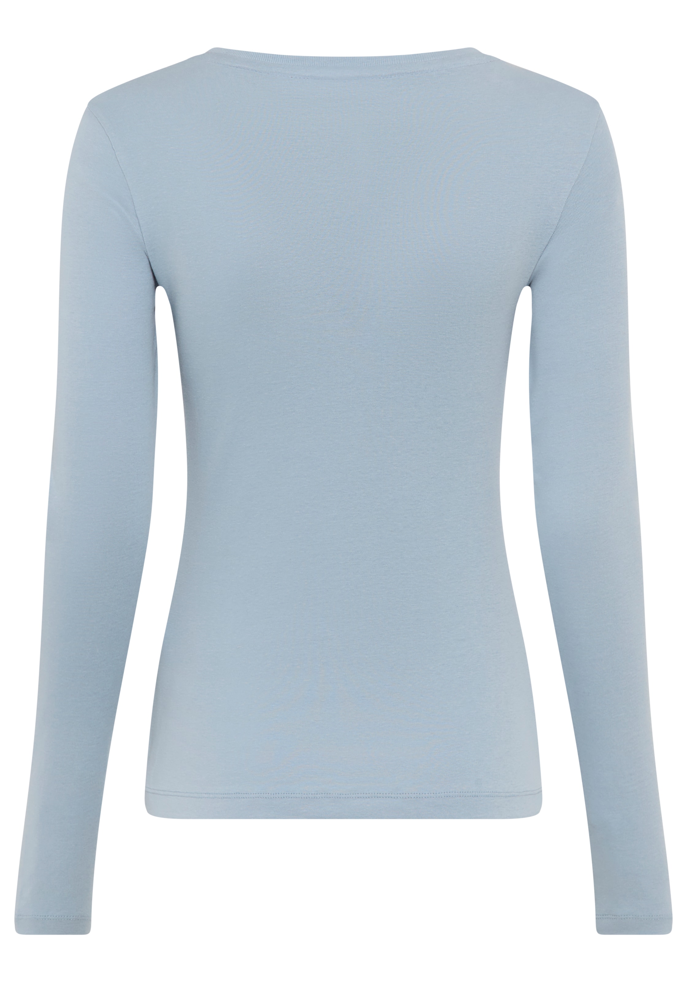 KangaROOS Langarmshirt, mit Herz-Print