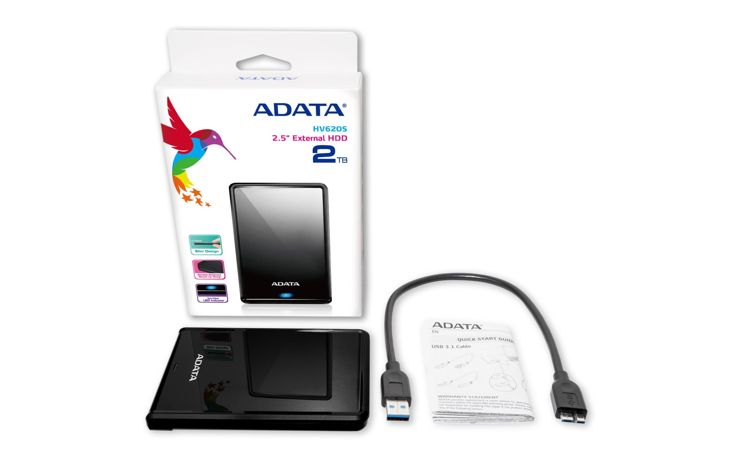 ADATA externe HDD-Festplatte »HV620S 1 TB«