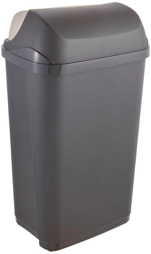 keeeper Abfallbehälter , rasmus, , 50 Liter, graphite
