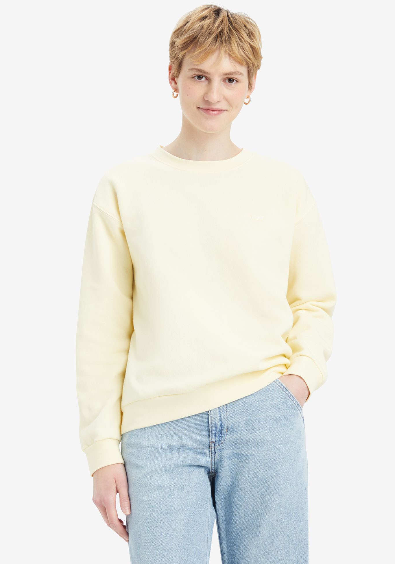 Sweatshirt »EVERYDAY«, mit kleinem Logo auf der Brust