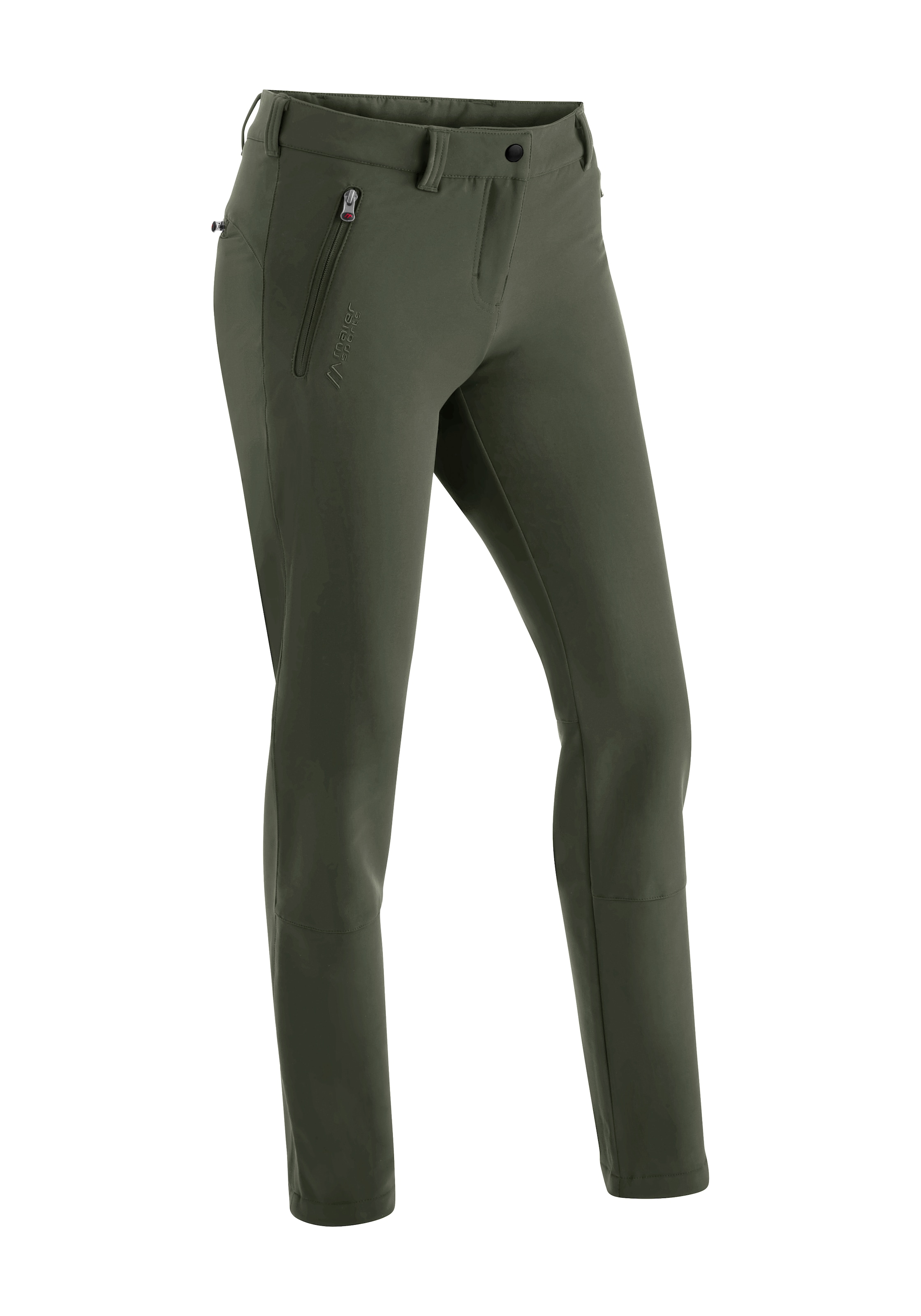 Maier Sports Funktionshose »Helga slim«, warme Damen Outdoorhose, robuste Wanderhose, Slim Fit