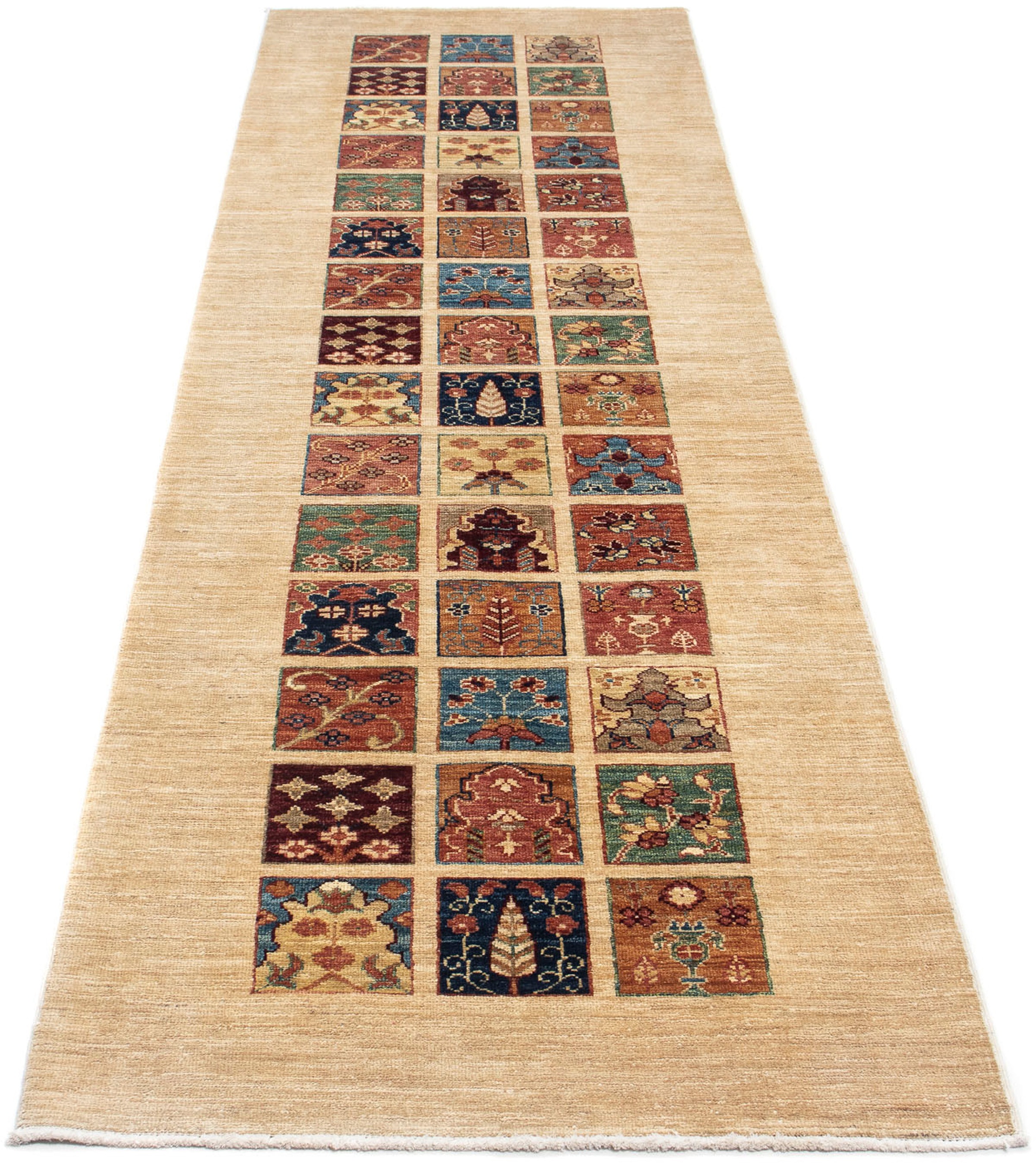 Image of morgenland Orientteppich »Ziegler - Bachtiari - 291 x 80 cm - beige«, rechteckig, 6 mm Höhe, Wohnzimmer, Handgeknüpft, Einzelstück mit Zertifikat bei Ackermann Versand Schweiz