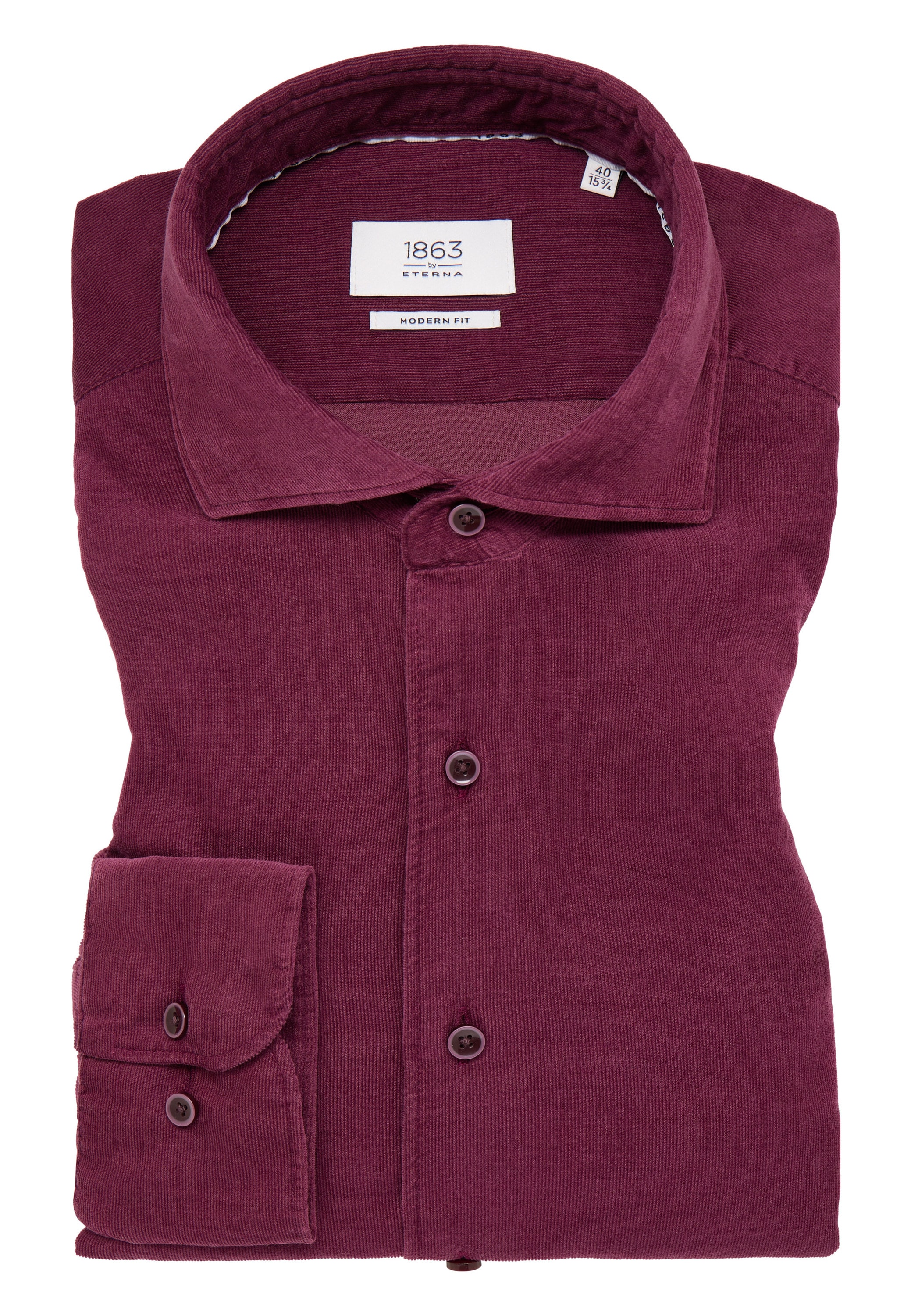 Eterna Langarmhemd »MODERN FIT« EASY IRON (bügelleicht)