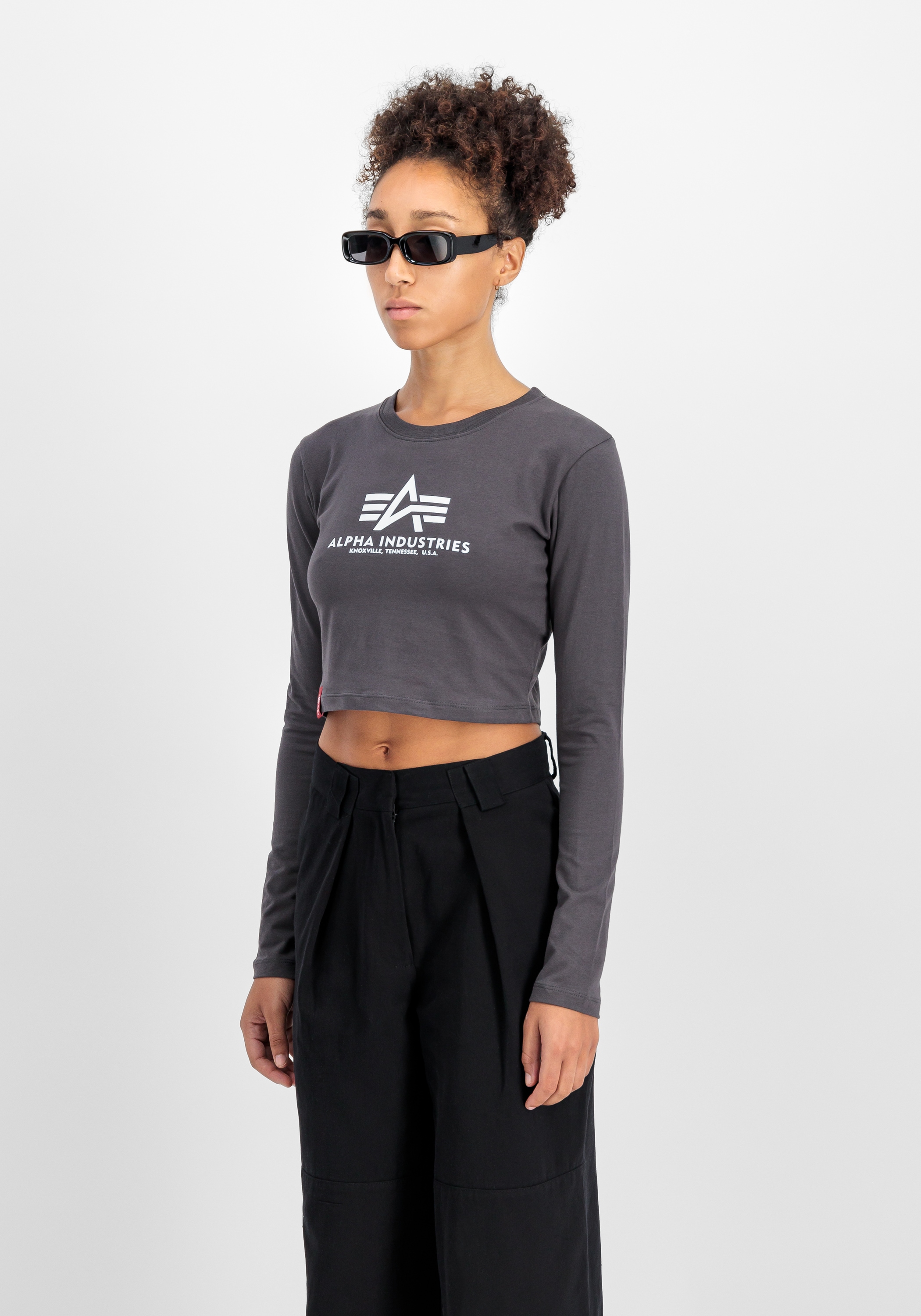 Alpha Industries Sweater »Basic Cropped Longsleeve W«