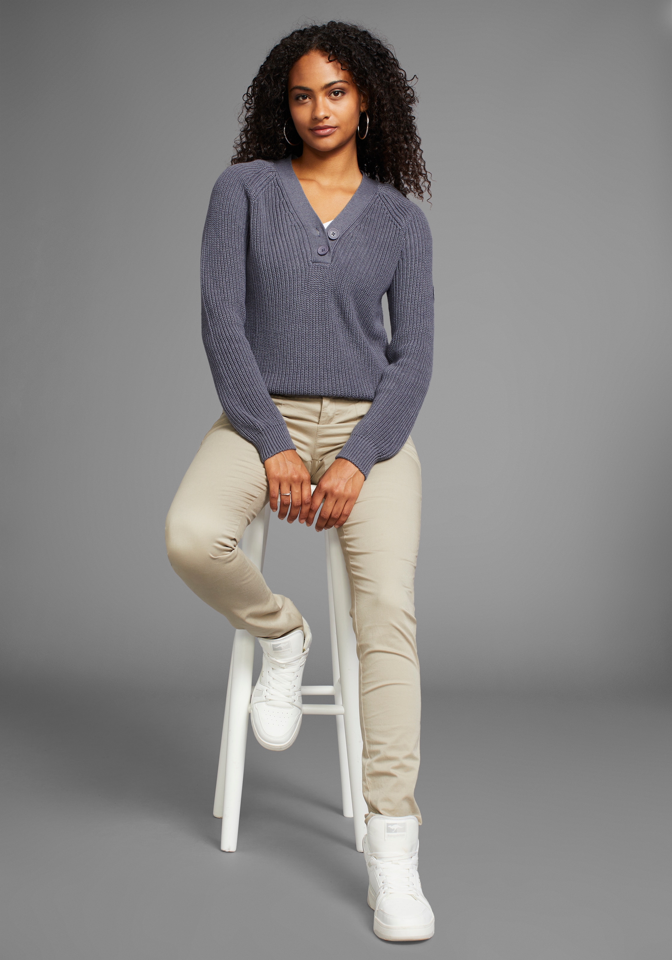 KangaROOS Pull col V mit V-Ausschnitt