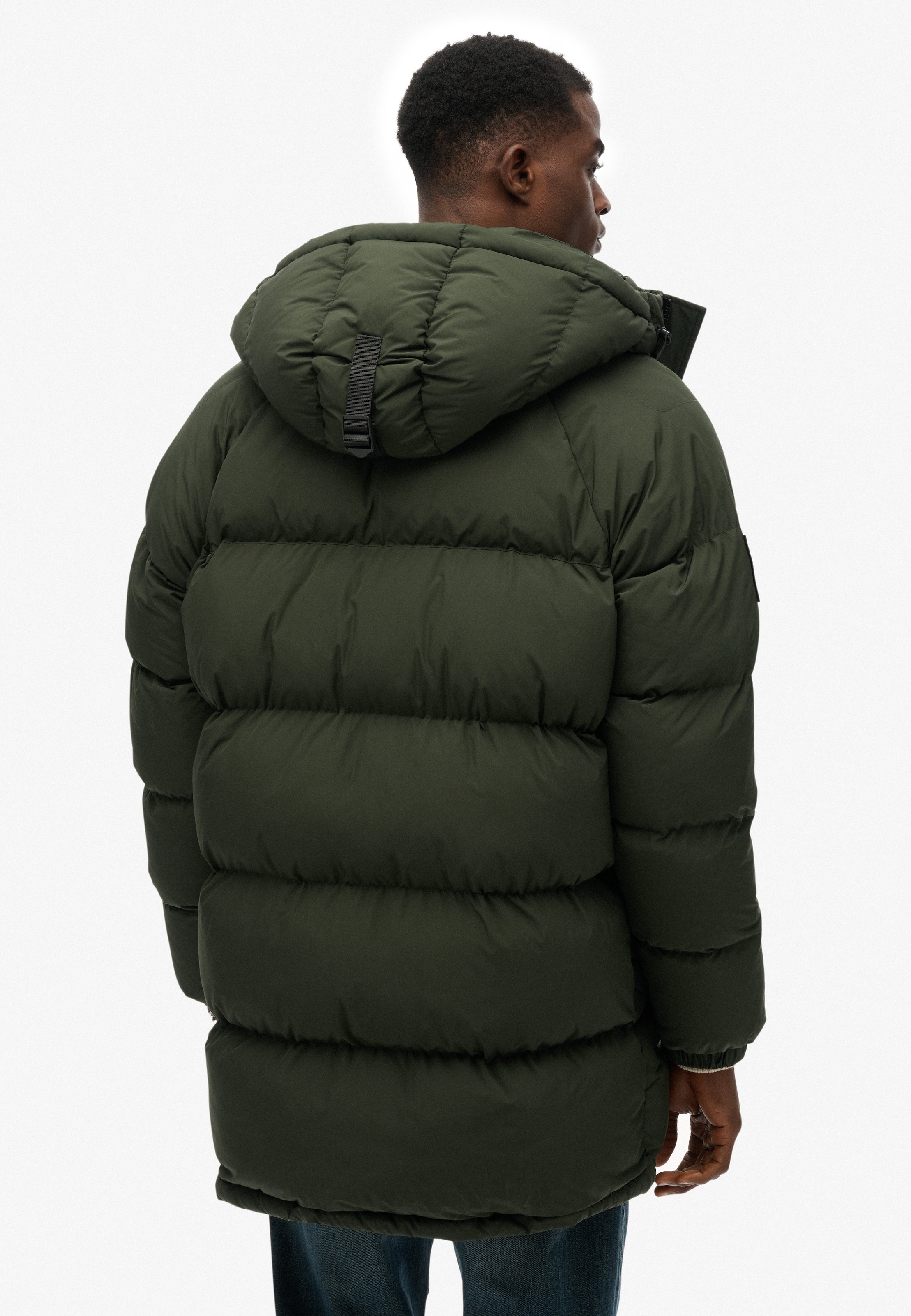 Superdry Steppjacke »XPD LONGLINE BAFFLE PARKA«, mit Kapuze