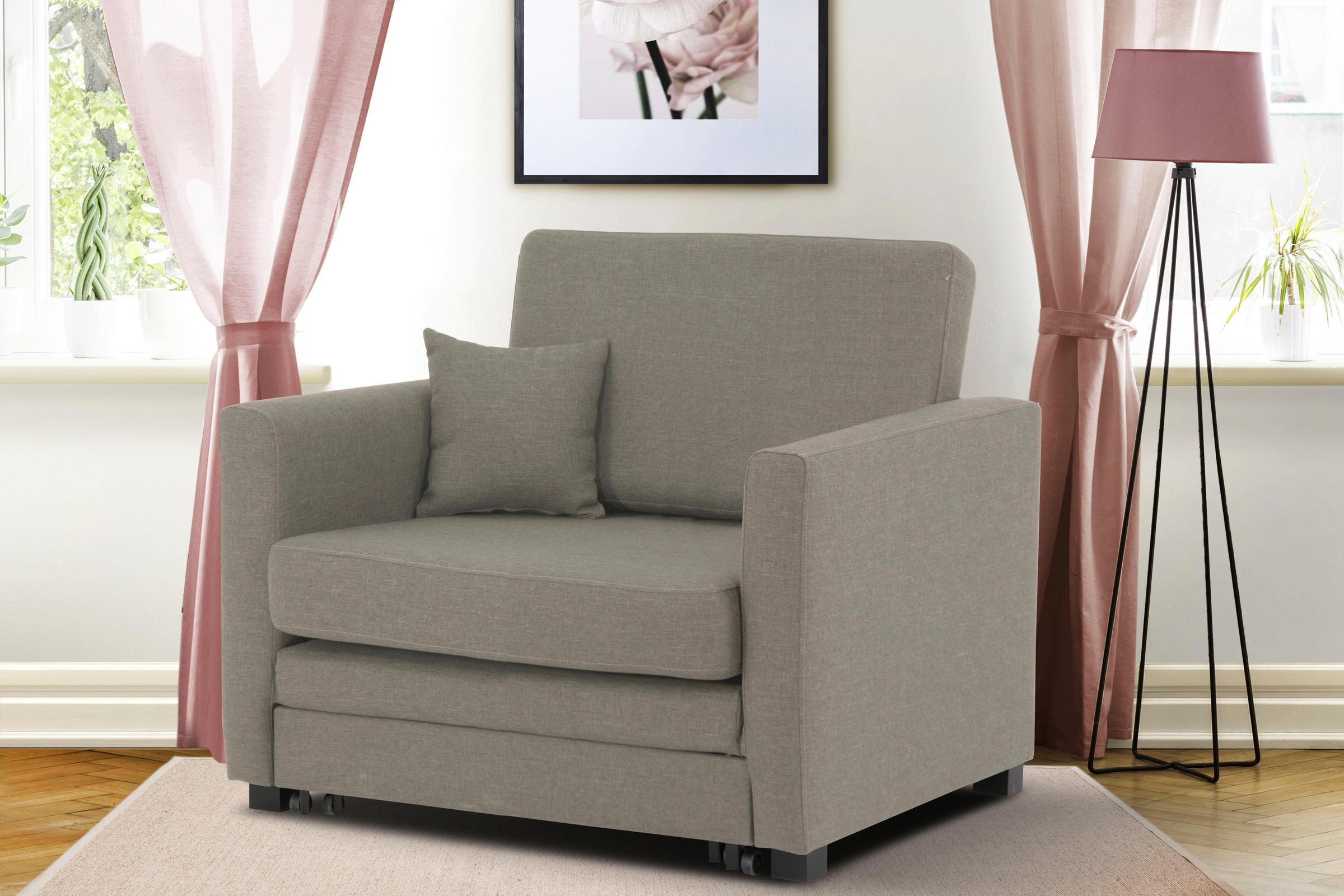 Image of Home affaire Sessel »Mexico«, mit ausziehbarer Schlaffunktion, B/T/H: 98/83/87 cm bei Ackermann Versand Schweiz